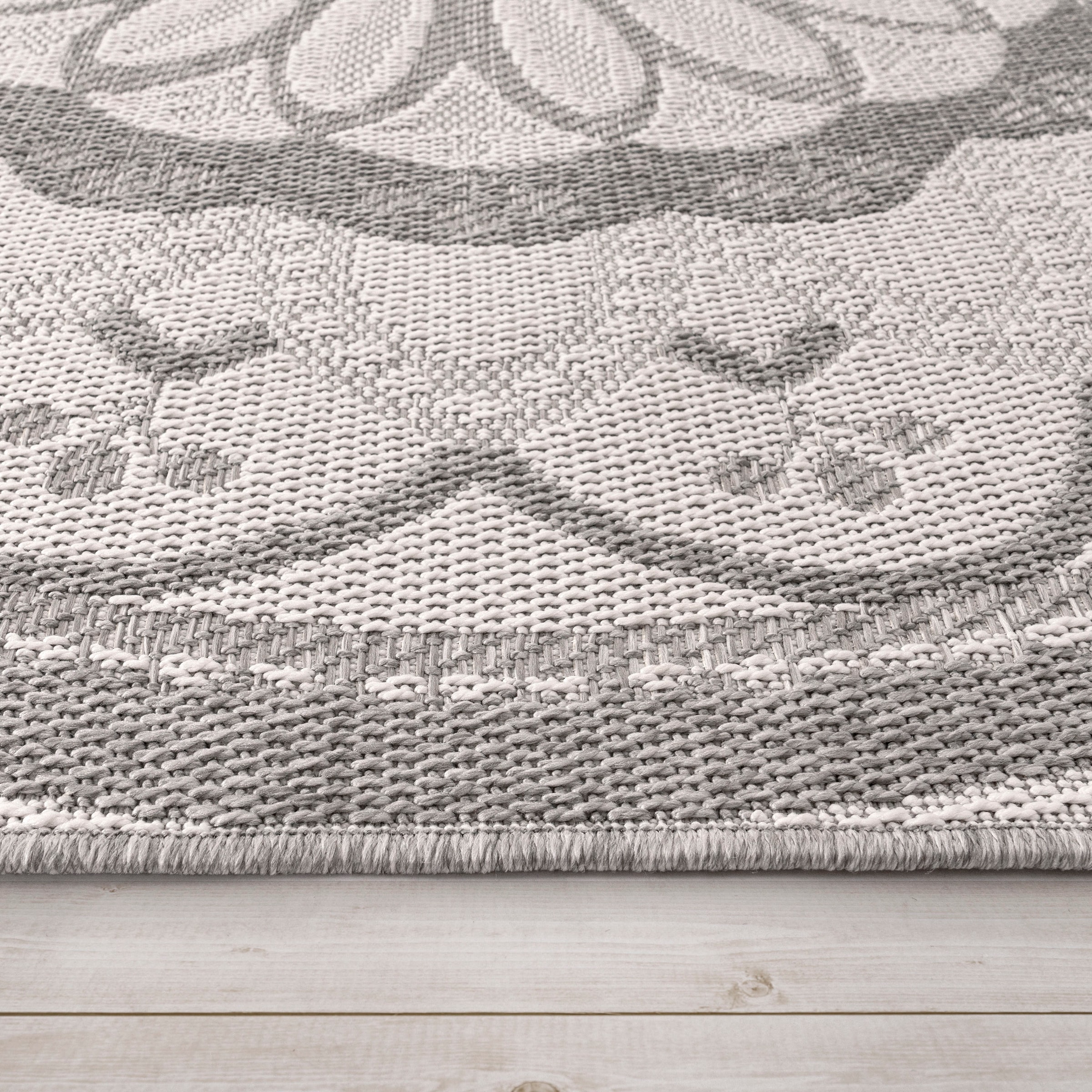 Paco Home Teppich »Brescia rechteckig, auf Design, BAUR Flachgewebe, geeignet Rechnung modernes und | 471«, Outdoor In- orientalisches