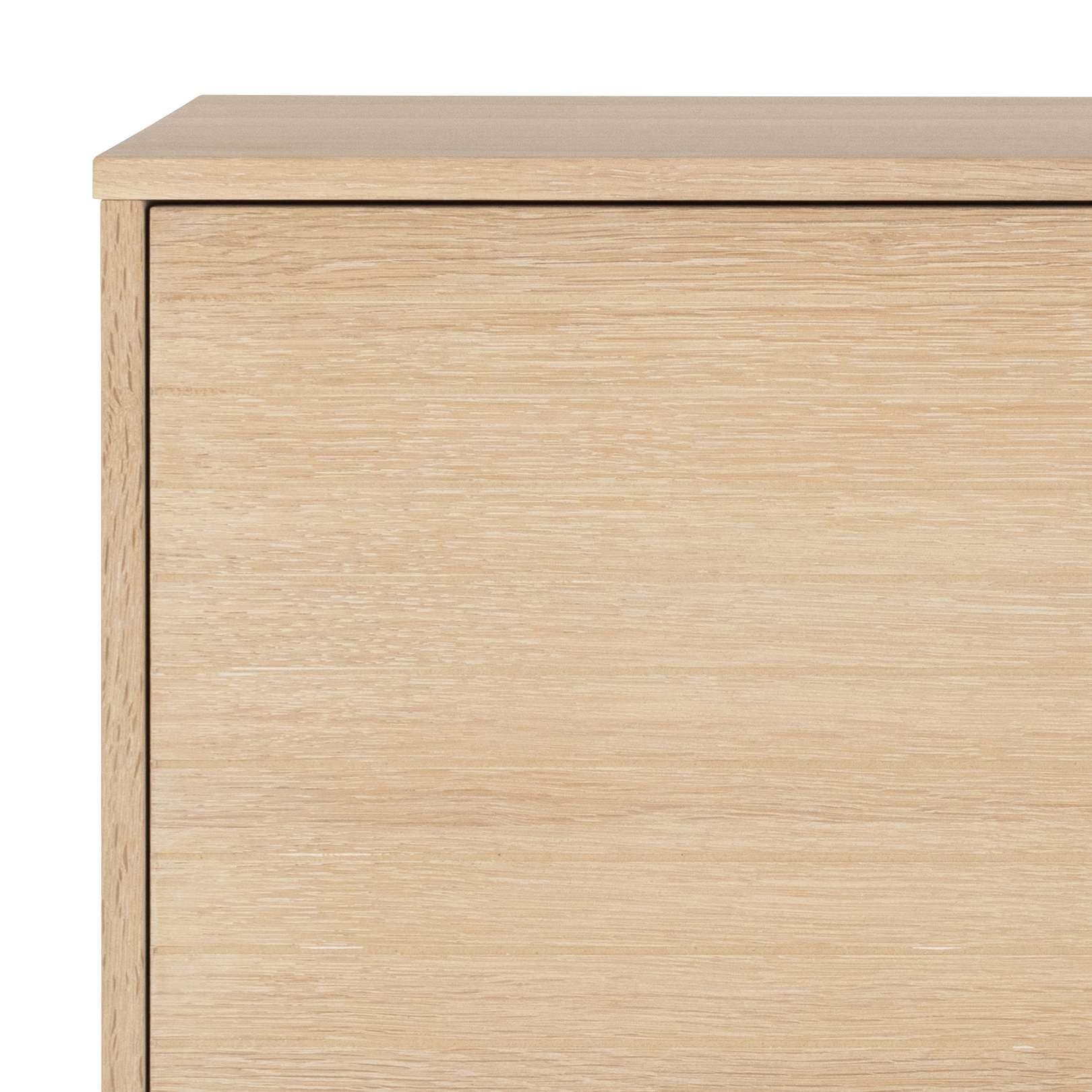 ACTONA GROUP Anrichte »Kensington«, Schrank, 4 Türen und 6 Böden weiss pigmentiert Eiche, 91x40x120cm