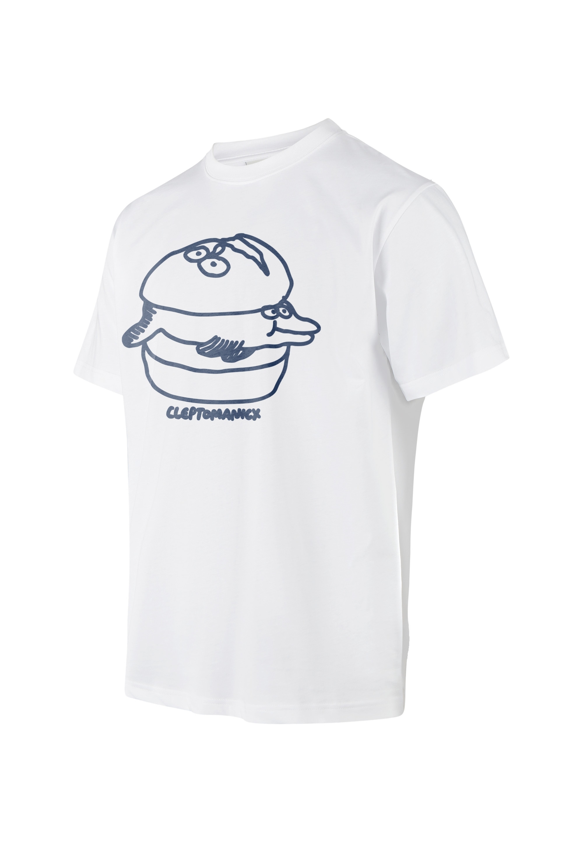 Cleptomanicx T-Shirt »Fischburger« mit tollem Frontprint