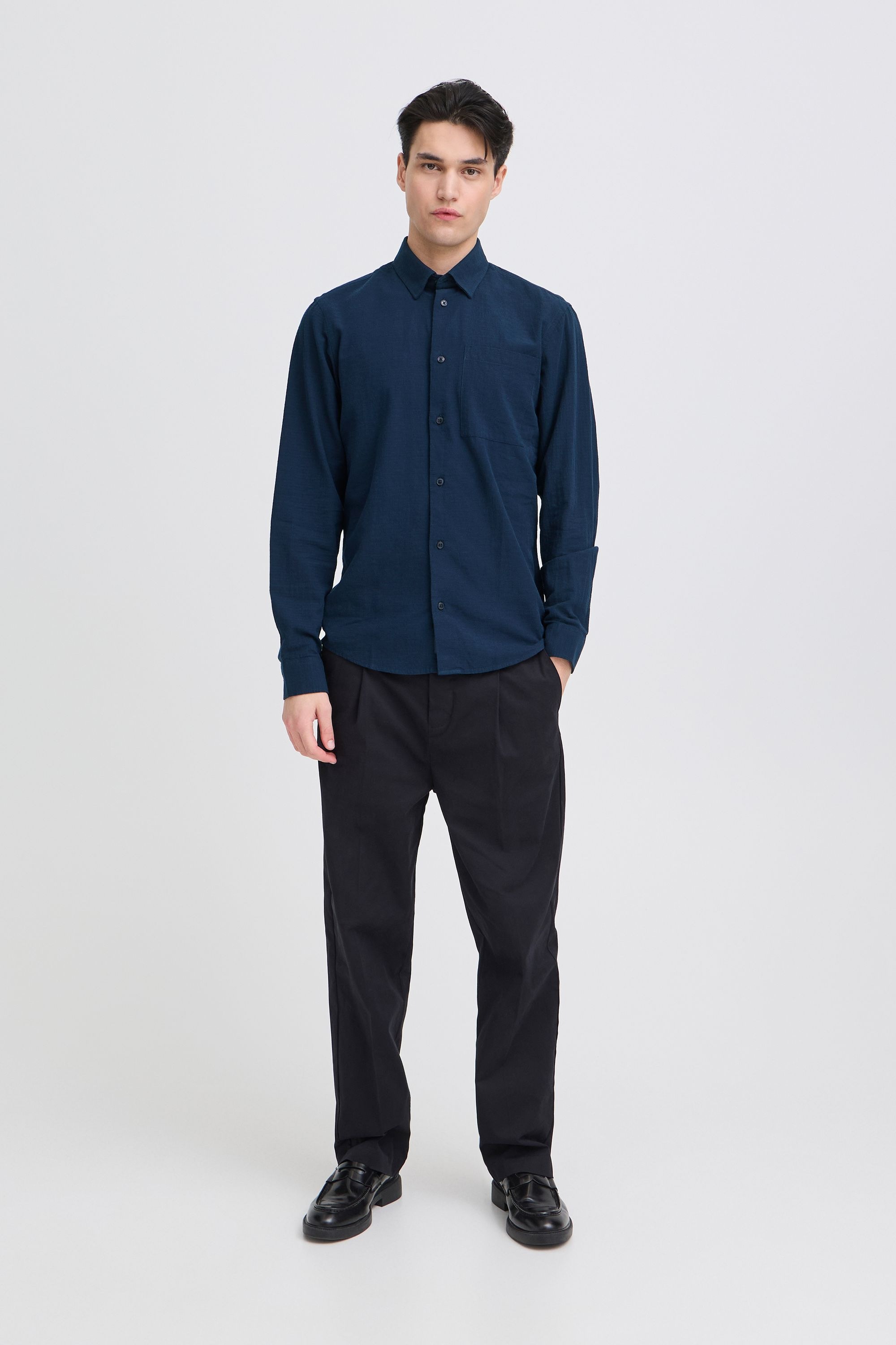 Casual Friday Langarmhemd "Langarmhemd CFAaberg" günstig online kaufen