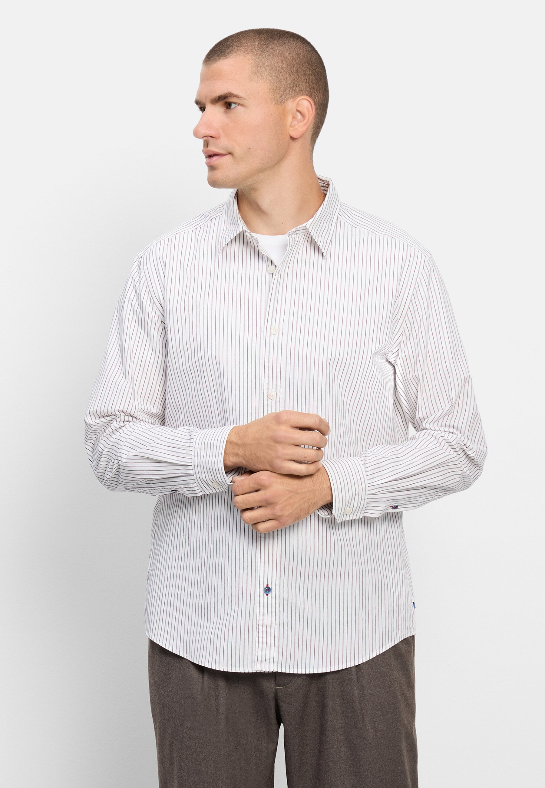 OLYMP Langarmhemd "OLYMP Casual, Regular Fit, Kent"