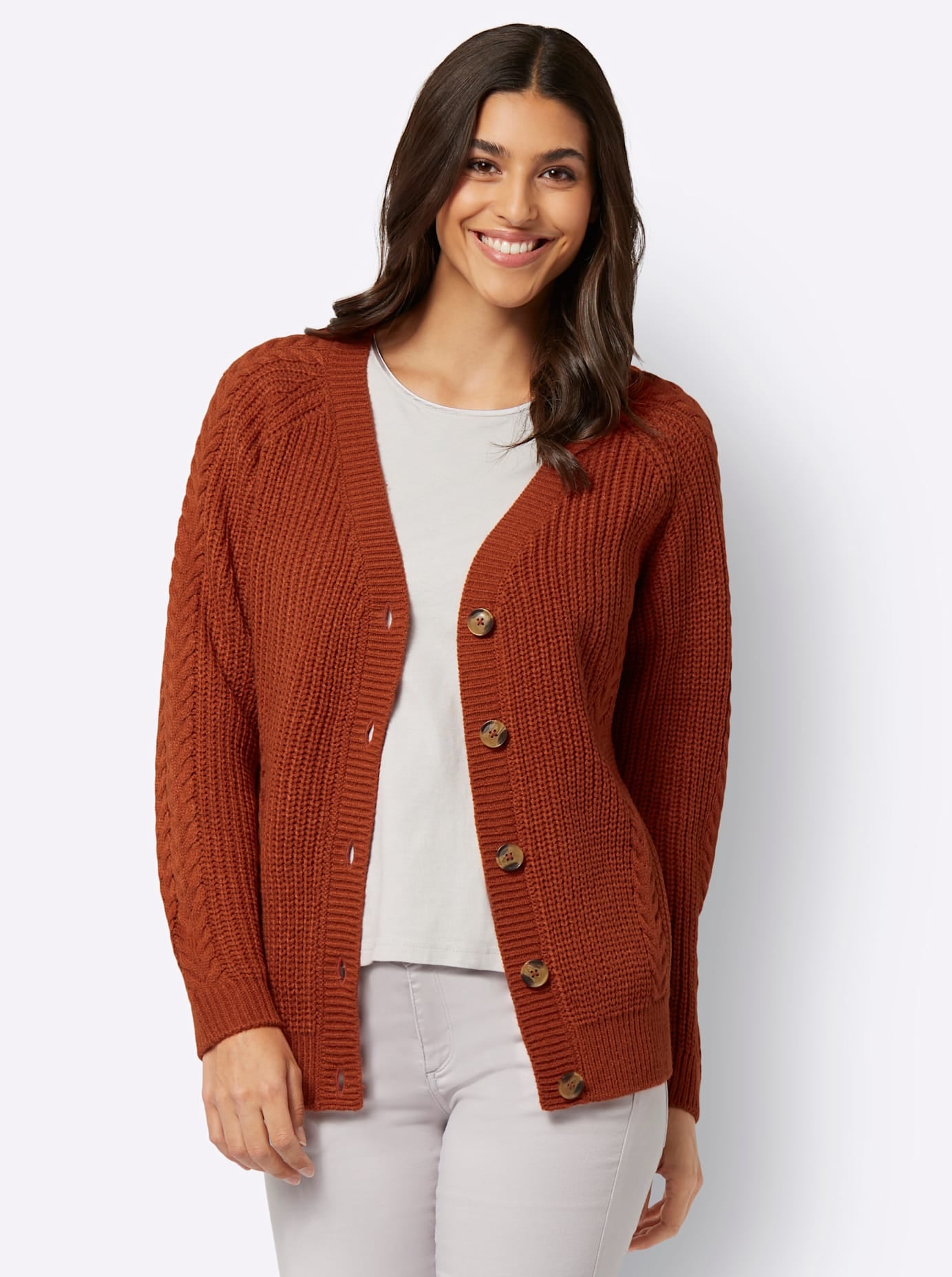 Classic Basics Strickjacke