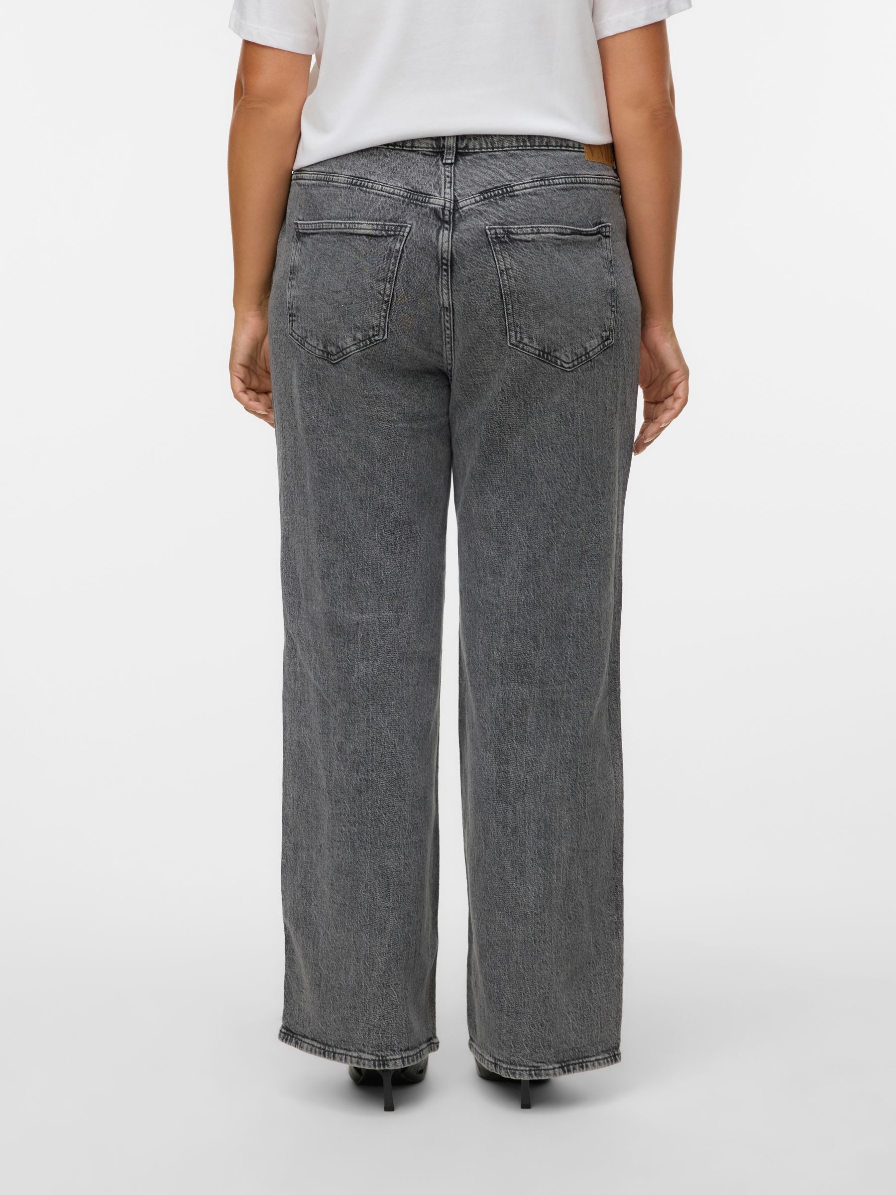 Vero Moda Curve High-waist-Jeans "VMCTESSA HR WIDE J RA206 GA CUR NOOS" günstig online kaufen