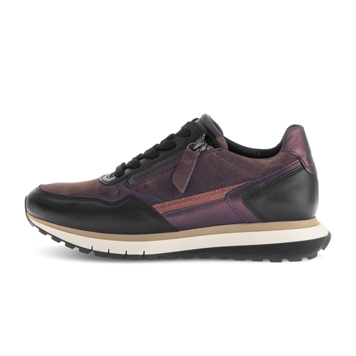 Gabor Sneaker "Sneaker low Materialmix Leder" günstig online kaufen