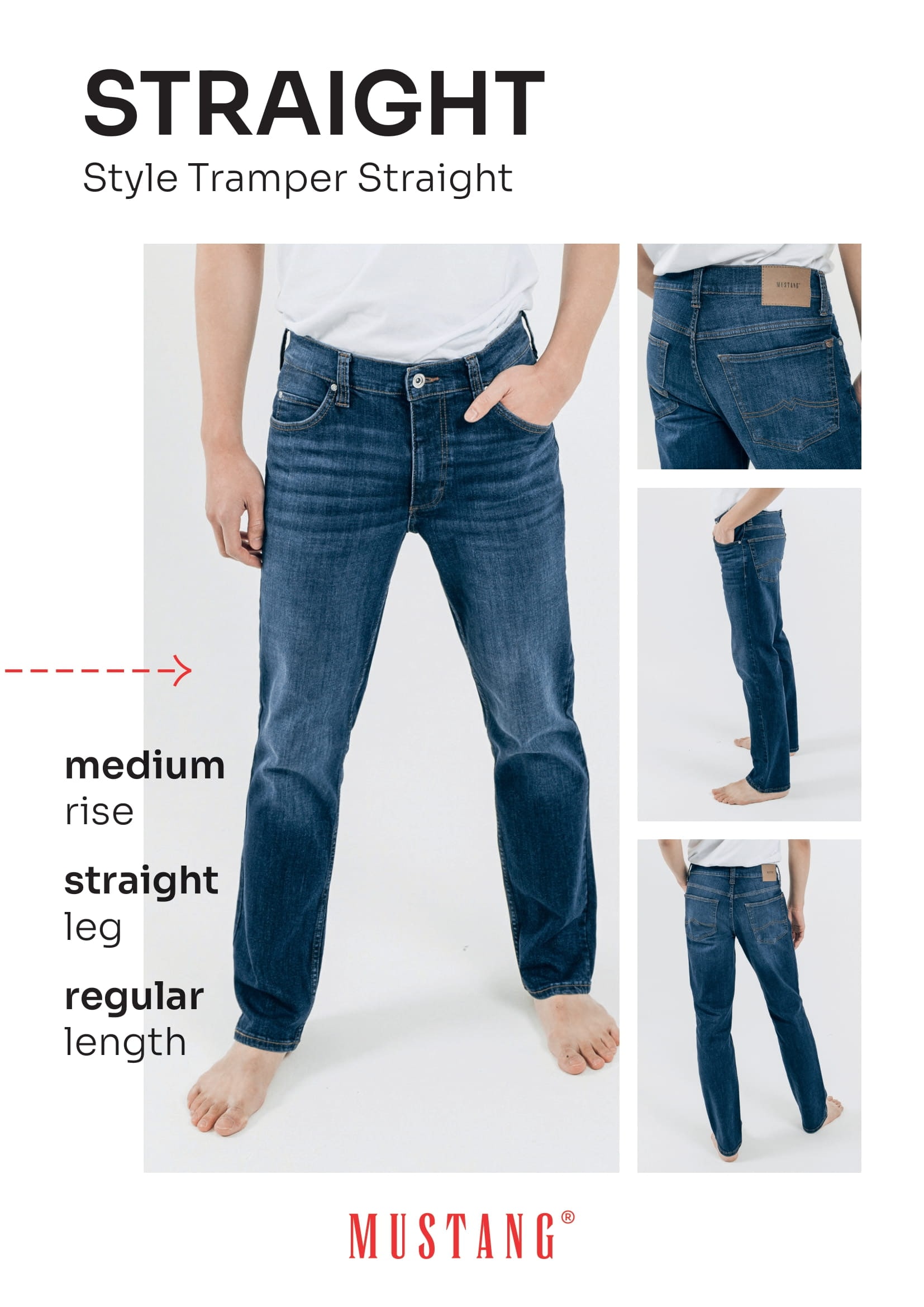 MUSTANG 5-Pocket-Jeans »Style Tramper Straight«