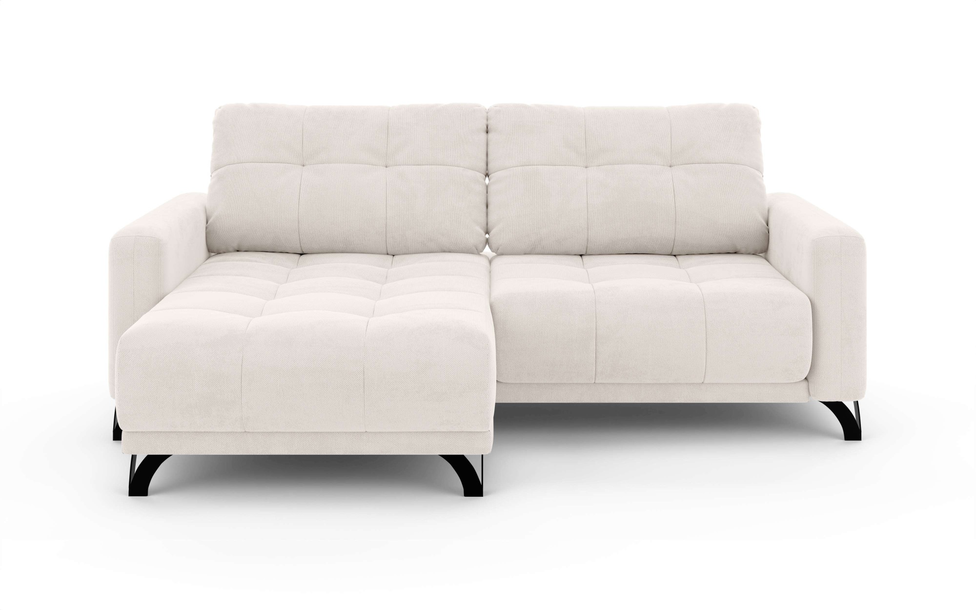INOSIGN Ecksofa »FAIRVIEW mit verstellbaren Rückenlehne, Maße B/T/H: 234/174/93 cm«, L-Form mit Wellenunterfederung, Recamiere beidseitig montierbar