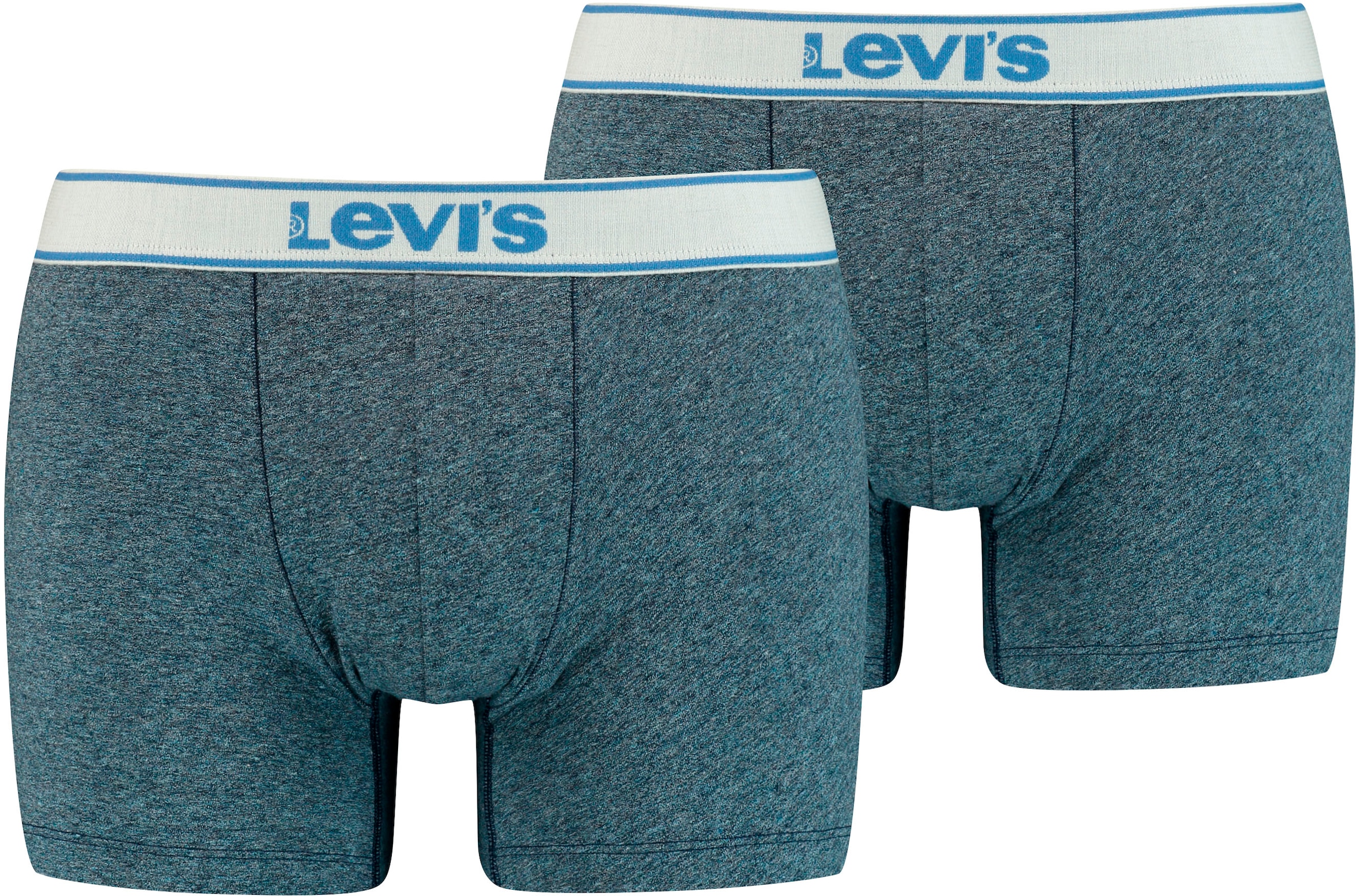 Levis "LEVIS MEN VNTG HTR BOXER BRIEF ORG CO 2P" 2er Pack, mit breitem Logo günstig online kaufen