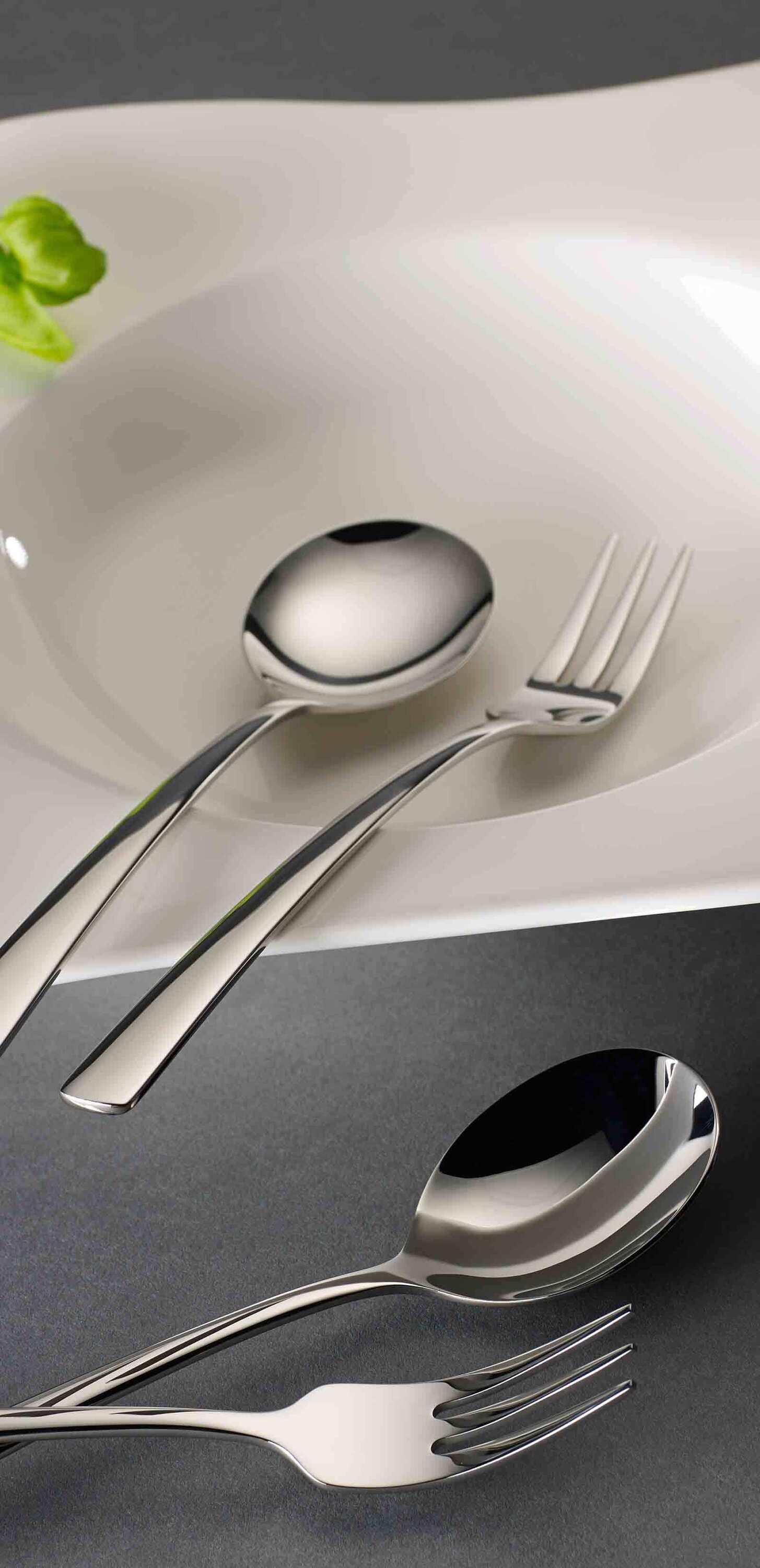 Villeroy & Boch Besteck-Set »Spaghetti Besteck-Set Daily Line 21,5 cm silber«