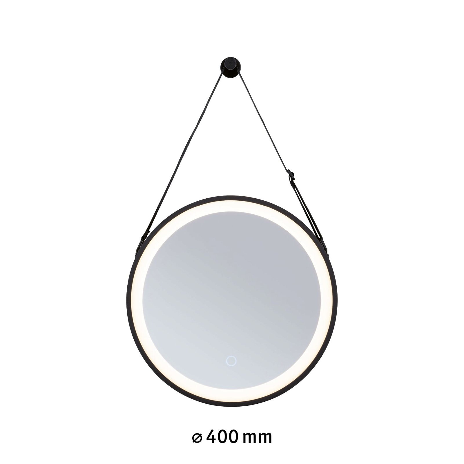Paulmann LED Bad-Spiegeloleuchte »Miro«, Schutzart IP44, mit LED-Leuchtmodul, dimmbar, Touch-Funktion, Gr. ca. Ø 40,0 cm