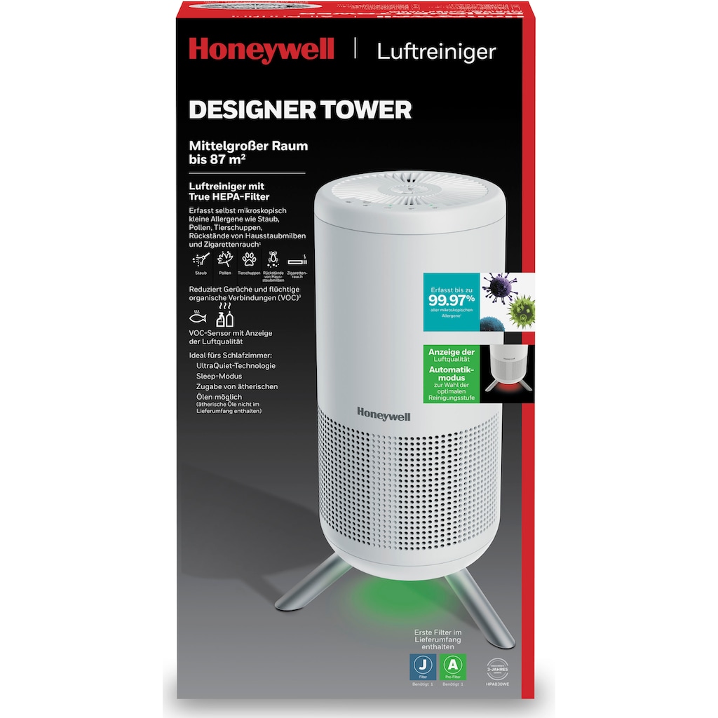 Honeywell Luftreiniger »Rund und elegant«, für 87 m² Räume