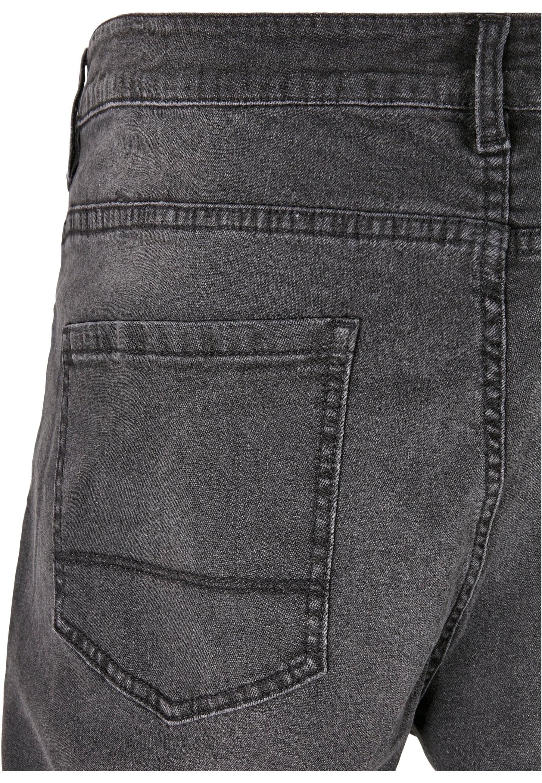 URBAN CLASSICS Bequeme Jeans »Urban Classics Herren Slim Fit Zip Jeans« 1 Stk.