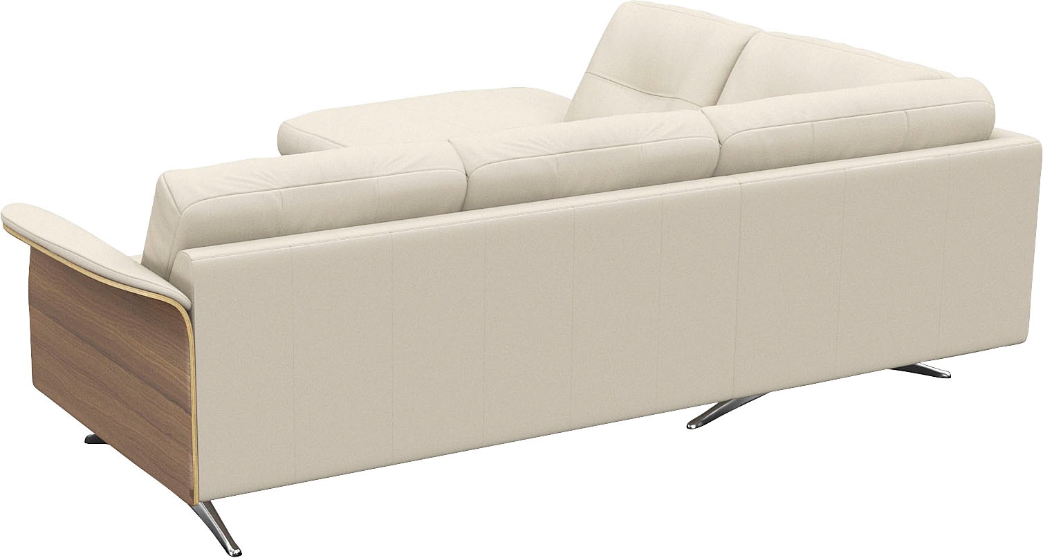 FLEXLUX Ecksofa »Glow, super bequem durch hochwertigem Sitzaufbau mit Federkern, L-Form«, Modernes skandinavisches Design