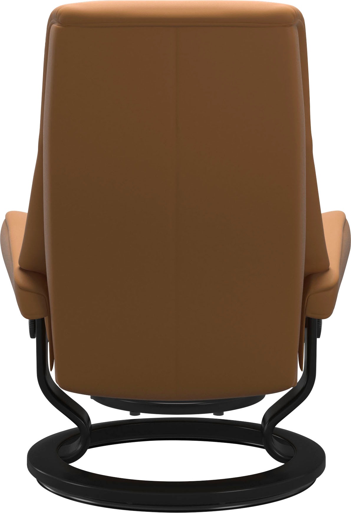 Stressless® Relaxsessel »View«, (Set, Relaxsessel mit Hocker), mit Classic Base, Größe M,Gestell Schwarz