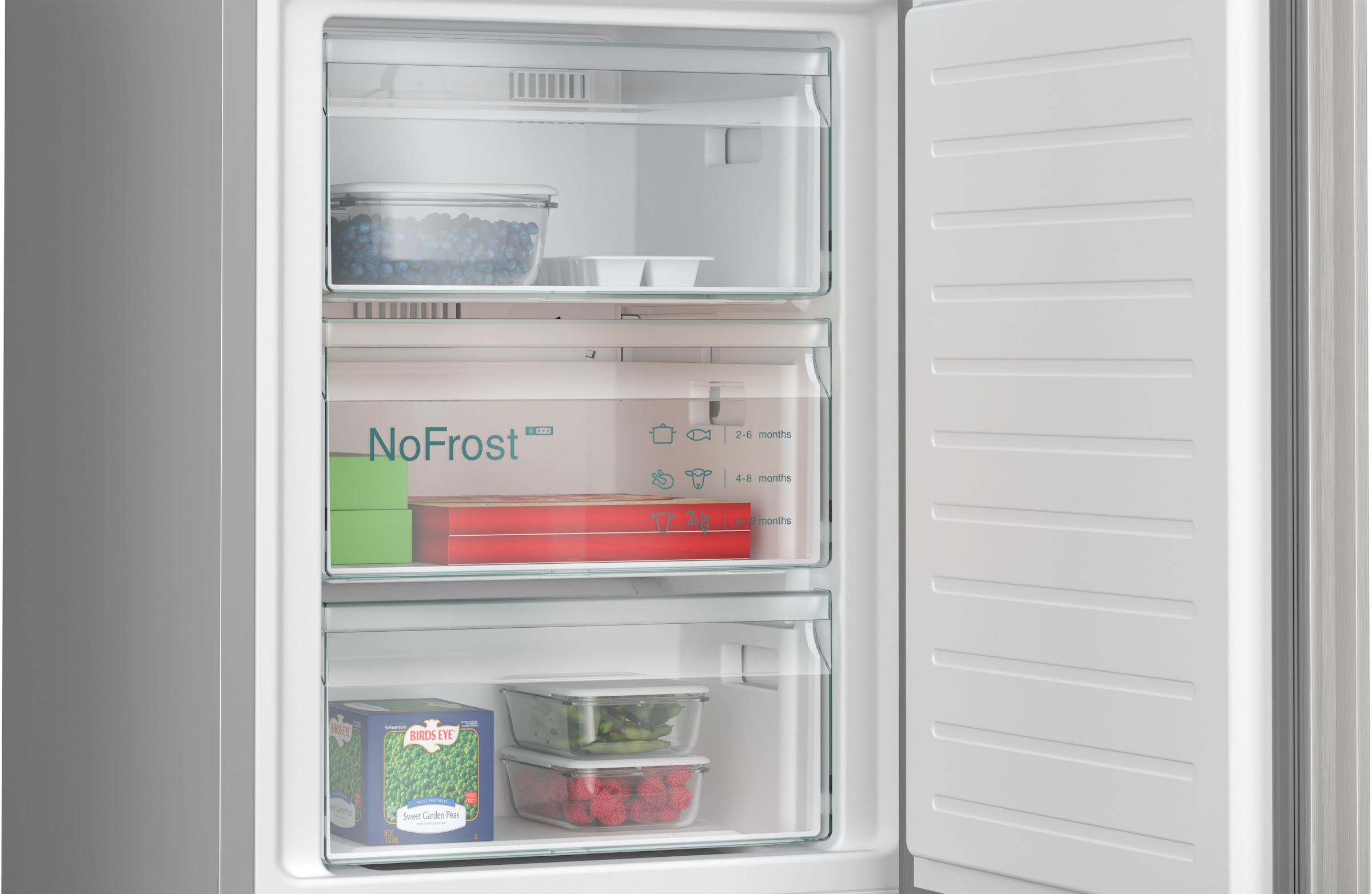 SIEMENS Kühl-/Gefrierkombination iQ300 »KG39N2LAF«, noFrost, hyperFresh 0°C Schublade