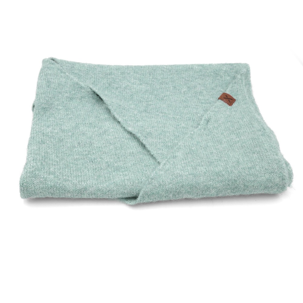 MAXIMO Dreieckstuch Feinstrick, weiches Material, meliert, basic, bequem