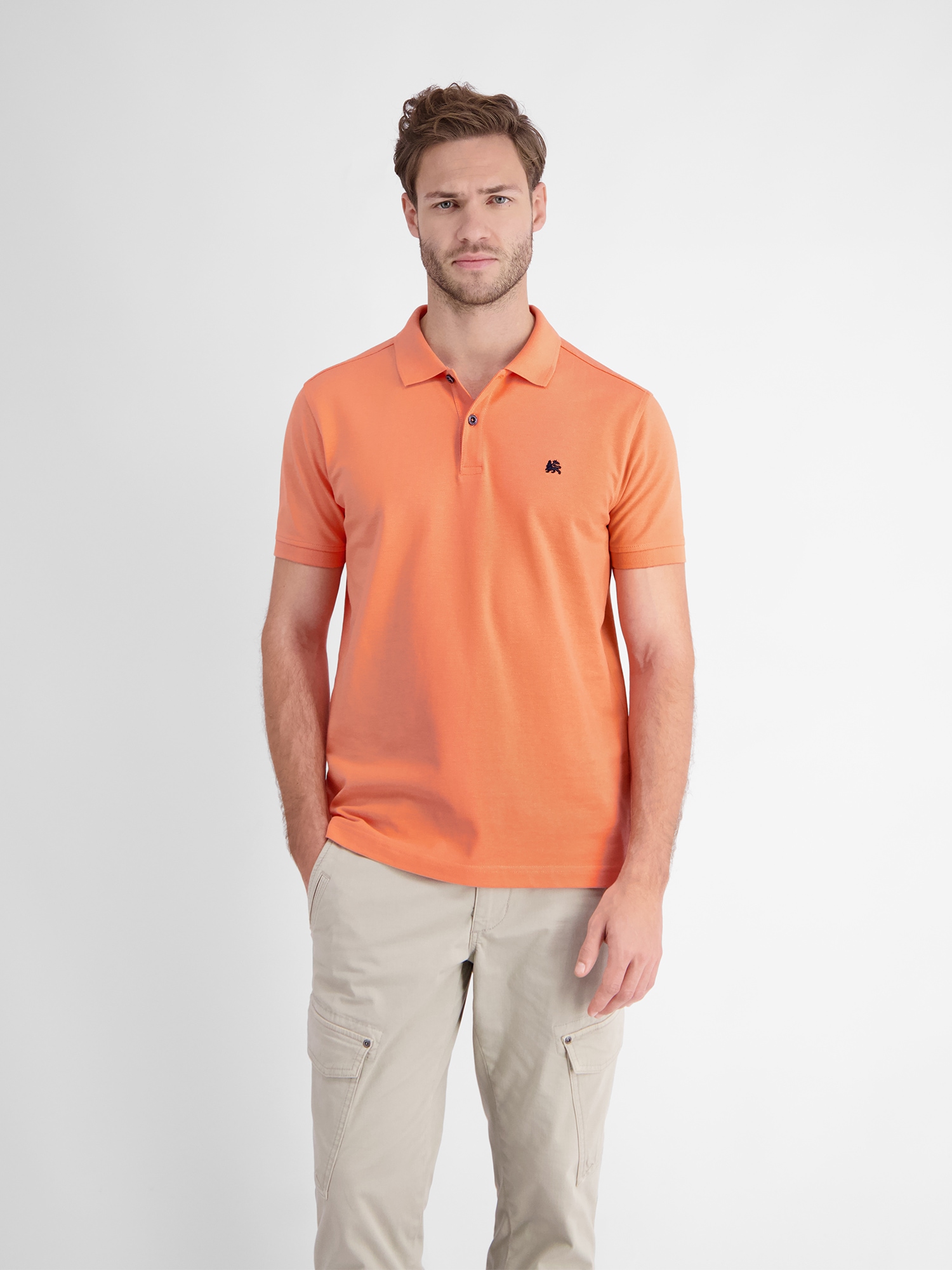 LERROS Poloshirt "LERROS Basic Poloshirt für Herren"