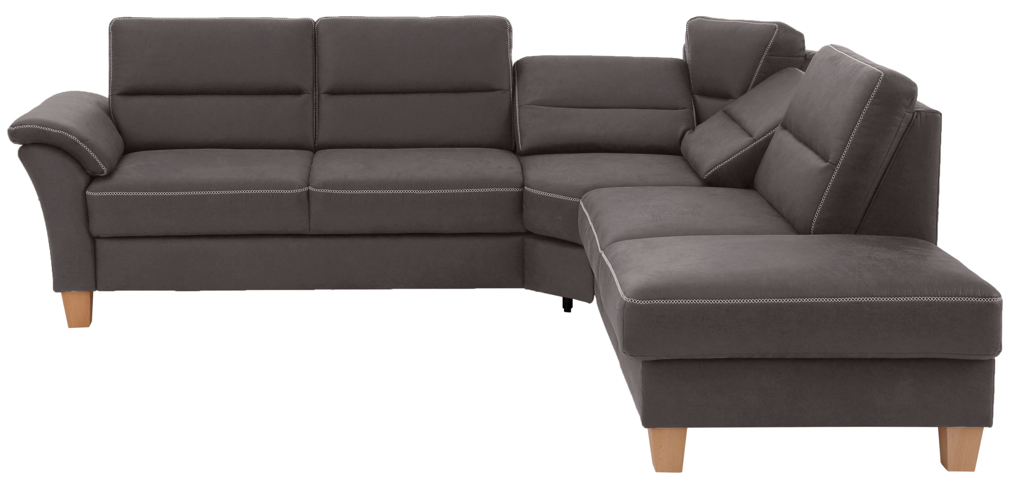 Thumbnail - Home affaire Ecksofa "Soleo L-Form" komfortabel durch Trapezecke mit Relaxfunktion, auch mit Bettfunktion