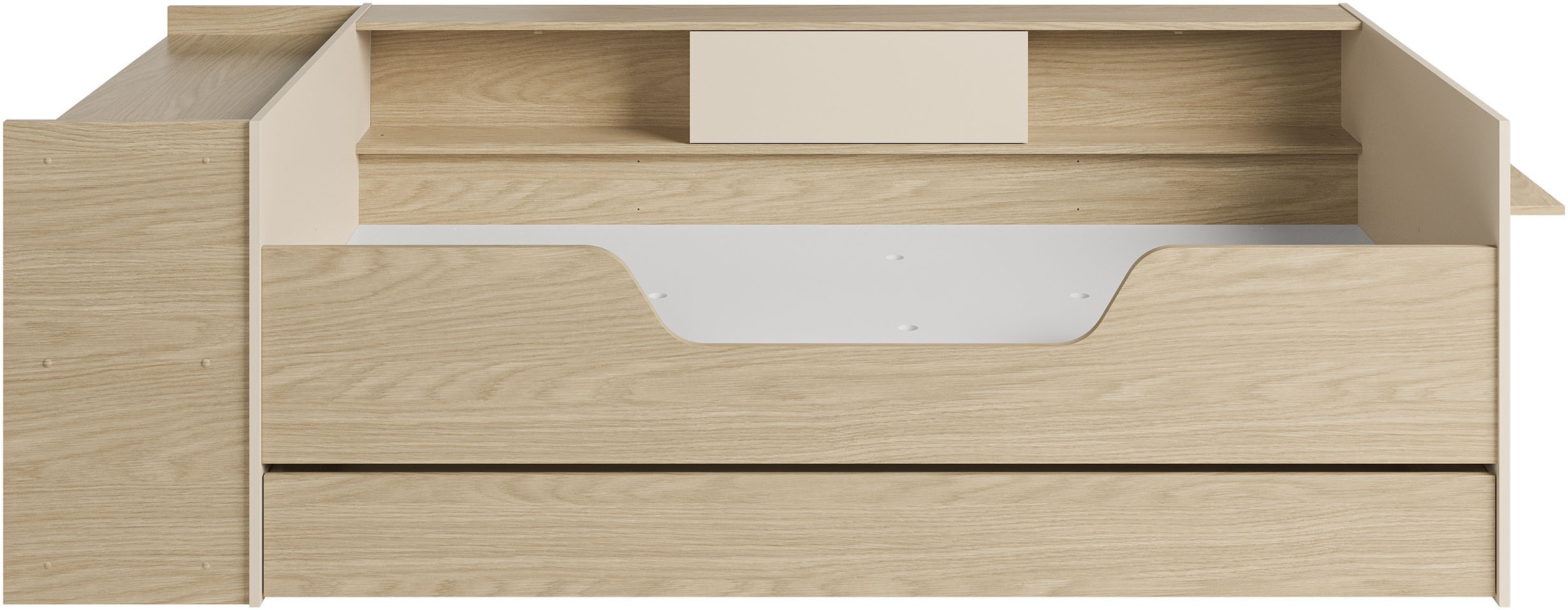 Gami Stauraumbett »BAYA« Ein Bett, das mit Ihrem Kind mitwächst !