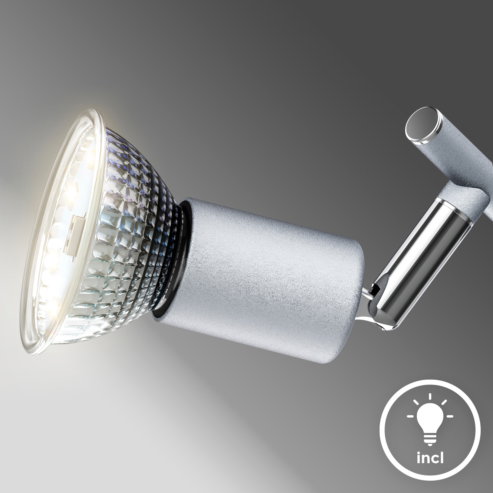 B.K.Licht LED Deckenspot, inkl. 3 x LED GU10 Leuchtmittel, 3 Watt, 250lm,  3.000K, nicht dimmbar, Strahler dreh- und schwenkbar bestellen | BAUR | Deckenstrahler