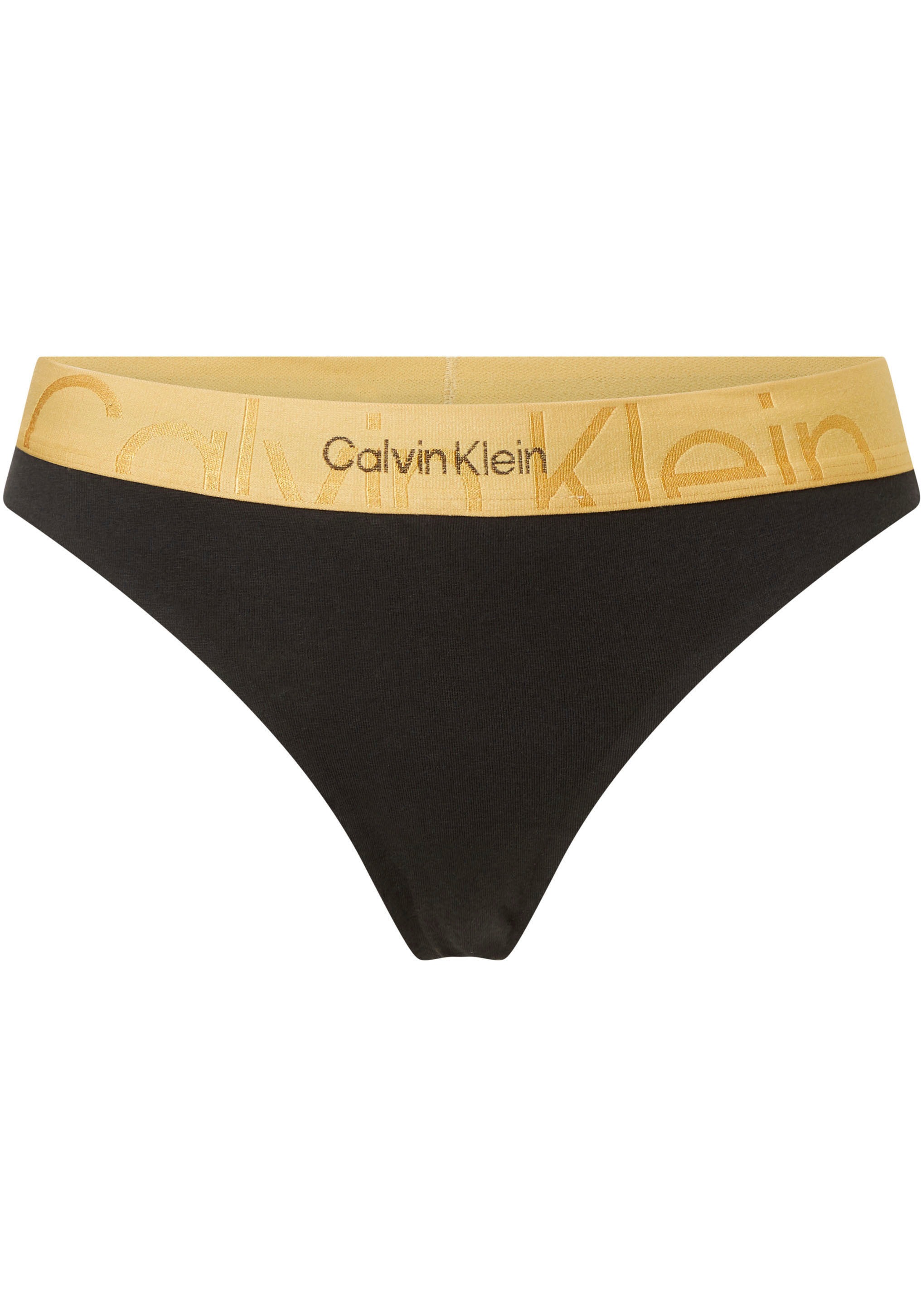 Calvin Klein Underwear String »THONG«, mit kontrastfarben Calvin Klein Logo-Elastiktape