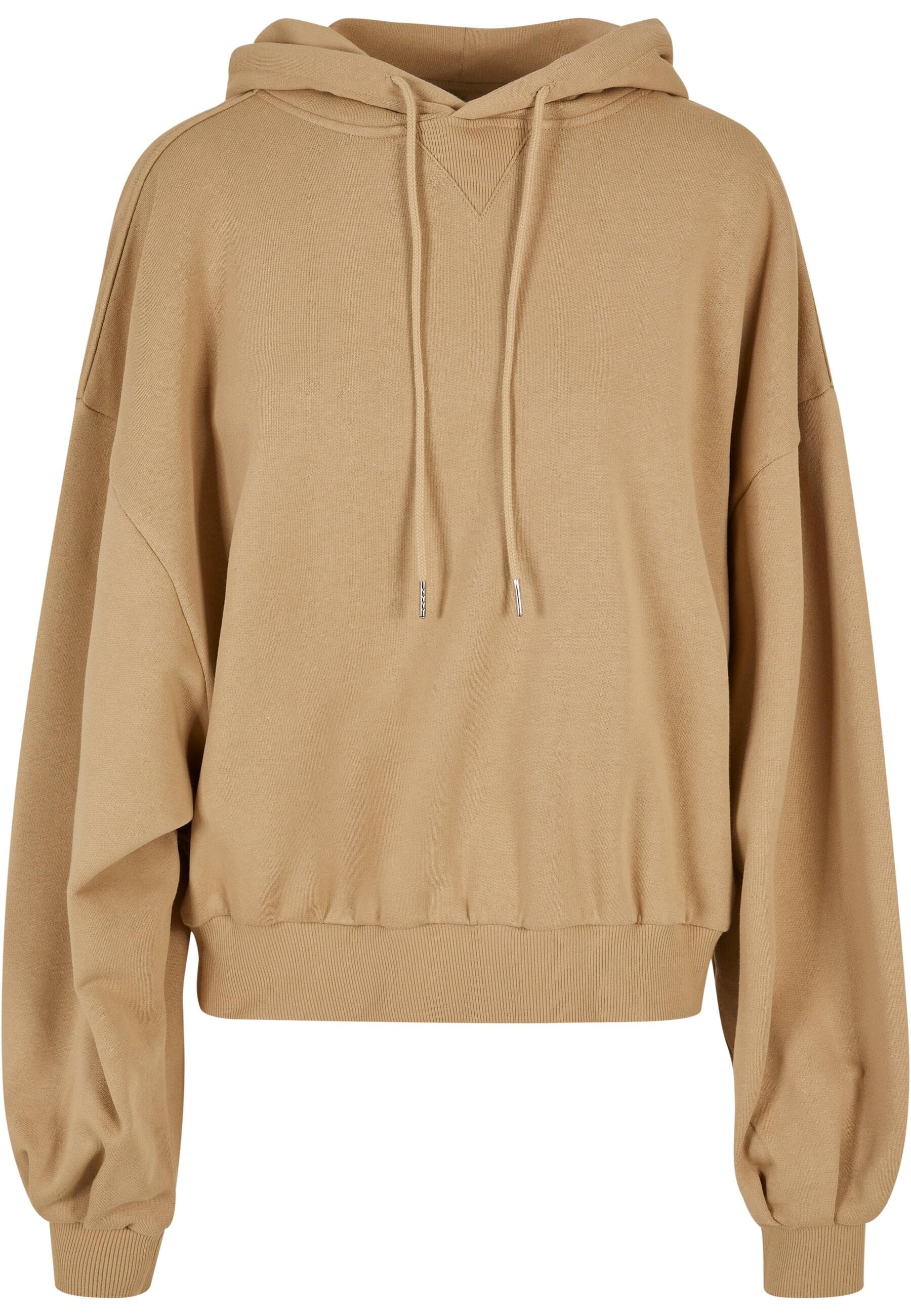 URBAN CLASSICS Rundhalspullover "Urban Classics Damen Ladies Organic Oversized Terry Hoody"