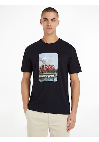 TOMMY HILFIGER Marškinėliai »LANDSCAPE GRAPHIC TEE«