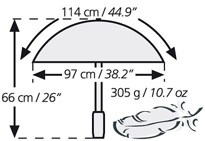 EuroSCHIRM® Stockregenschirm »Swing«