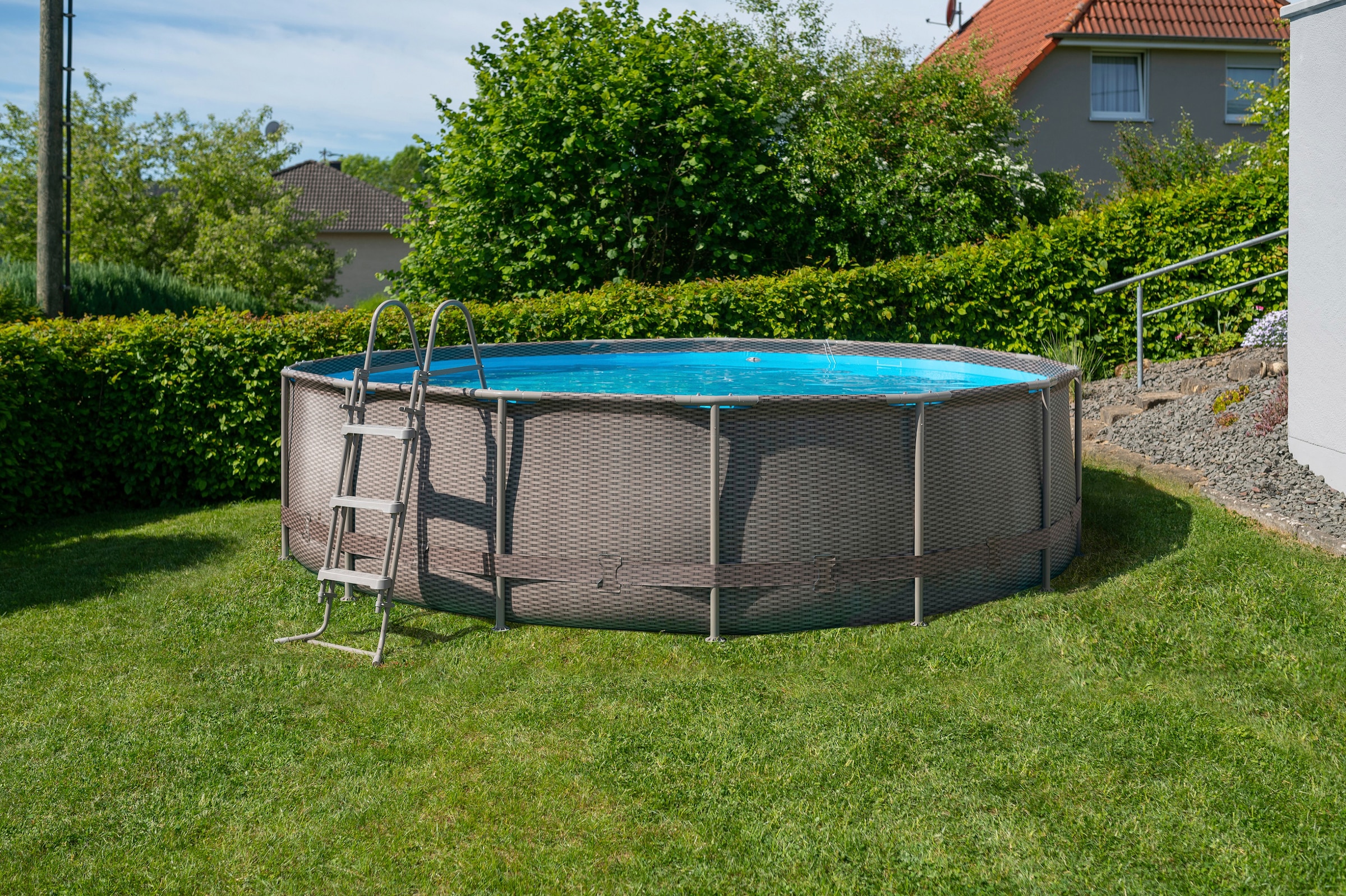 SummerWaves Framepool »Active Frame«, (Set, 5 tlg.), ØxH: 457x106 cm