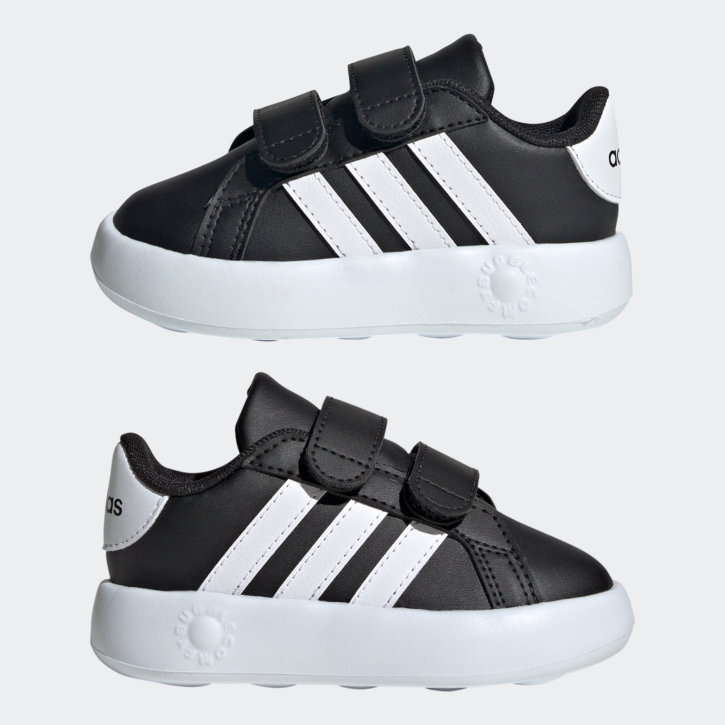 adidas Sportswear Klettschuh »GRAND COURT 2.0 KIDS«, Design auf den Spuren des adidas Superstar, für Kinder