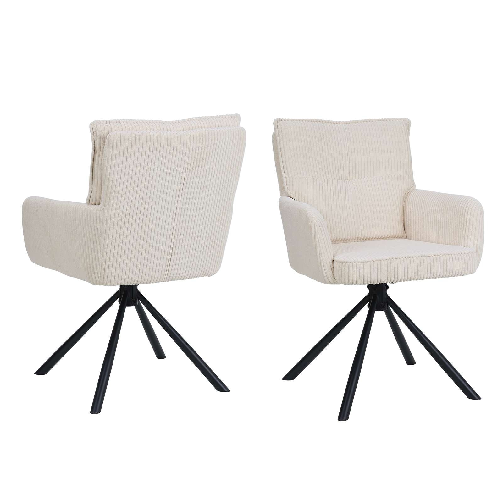 OTTO home Esszimmerstuhl "Les Choux", 2 St., gepolsterte Rückenlehne, Armle günstig online kaufen