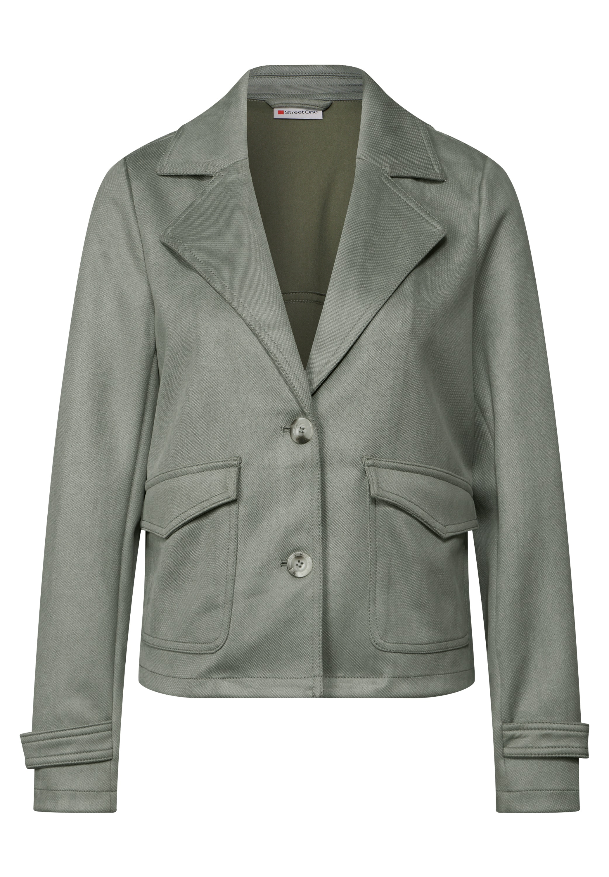 STREET ONE Kurzjacke, ohne Kapuze, mit Reverskragen