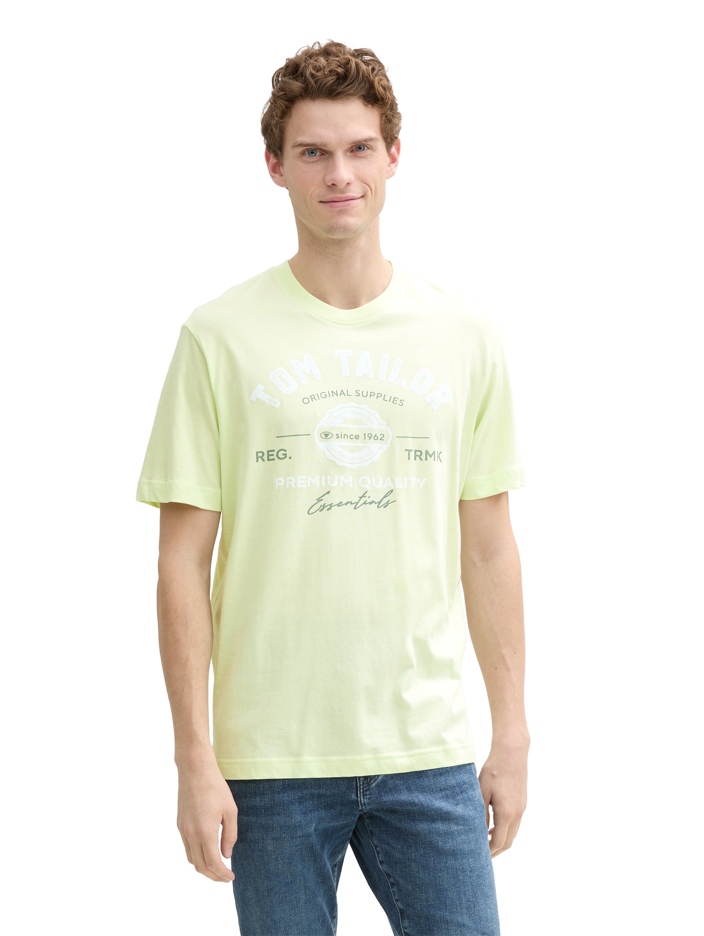 TOM TAILOR T-Shirt, mit großem Logofrontprint
