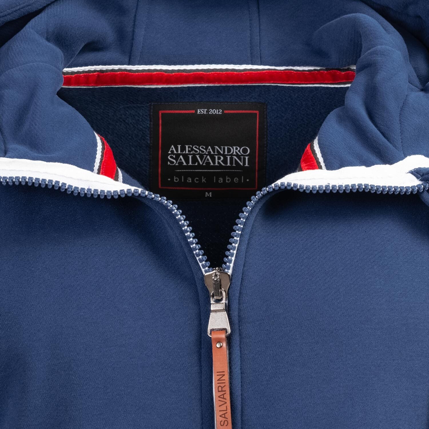 Alessandro Salvarini Sweatjacke »ASGeenio«, mit hohem Kragen
