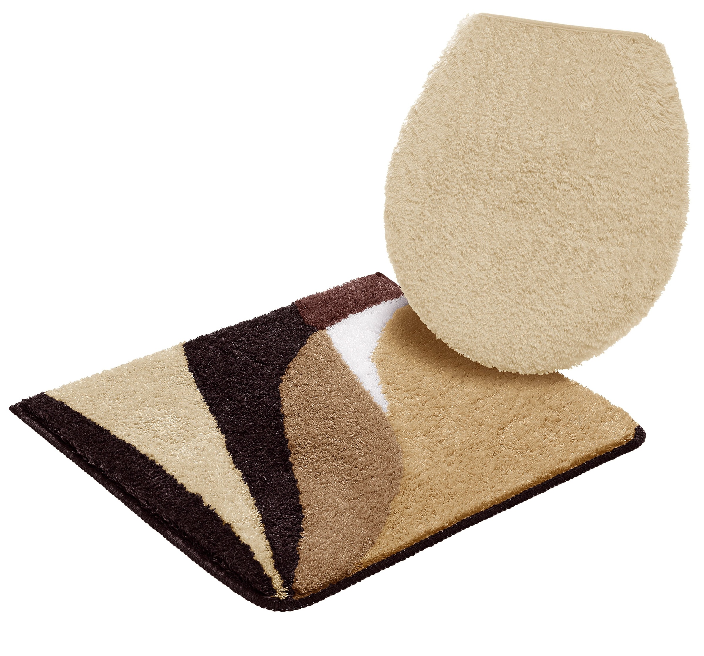 my home Badematte "Magnus, Badvorleger, Badezimmer Teppich" mehrfarbig, Bad günstig online kaufen