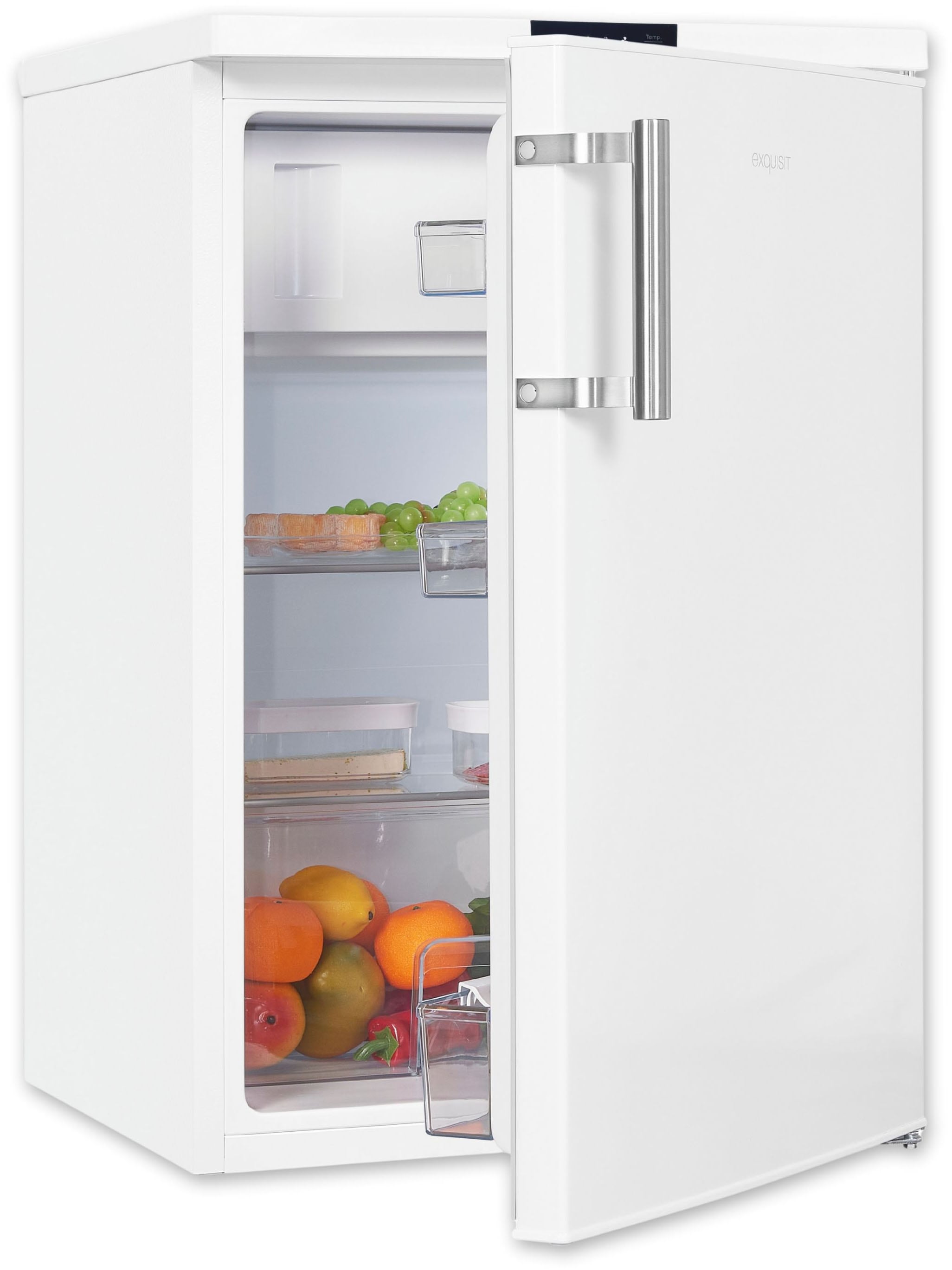 exquisit Kühlschrank "KS16-4-HE-010D weiss" 85 cm hoch 56 cm breit günstig online kaufen