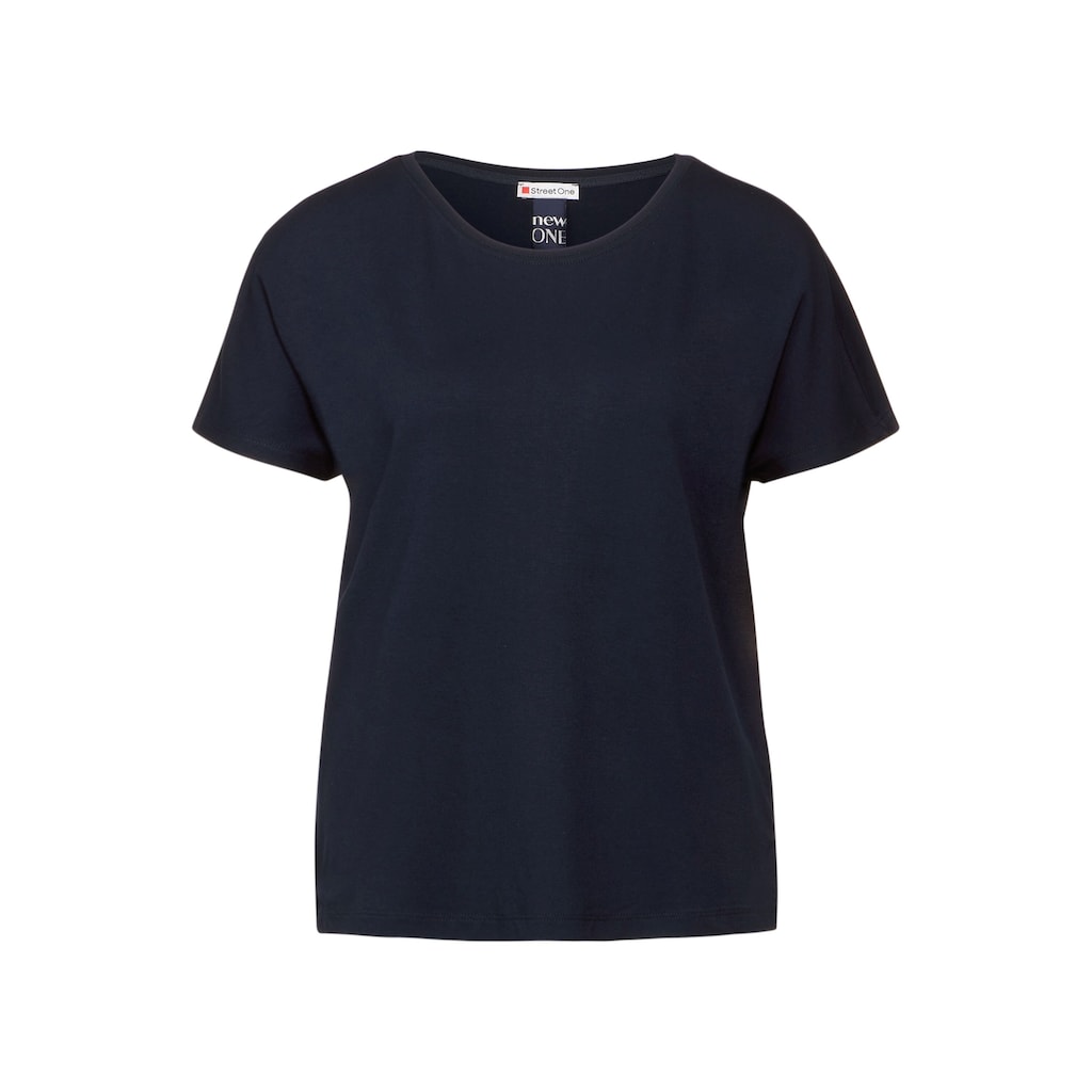 STREET ONE Shirttop, in Unifarbe