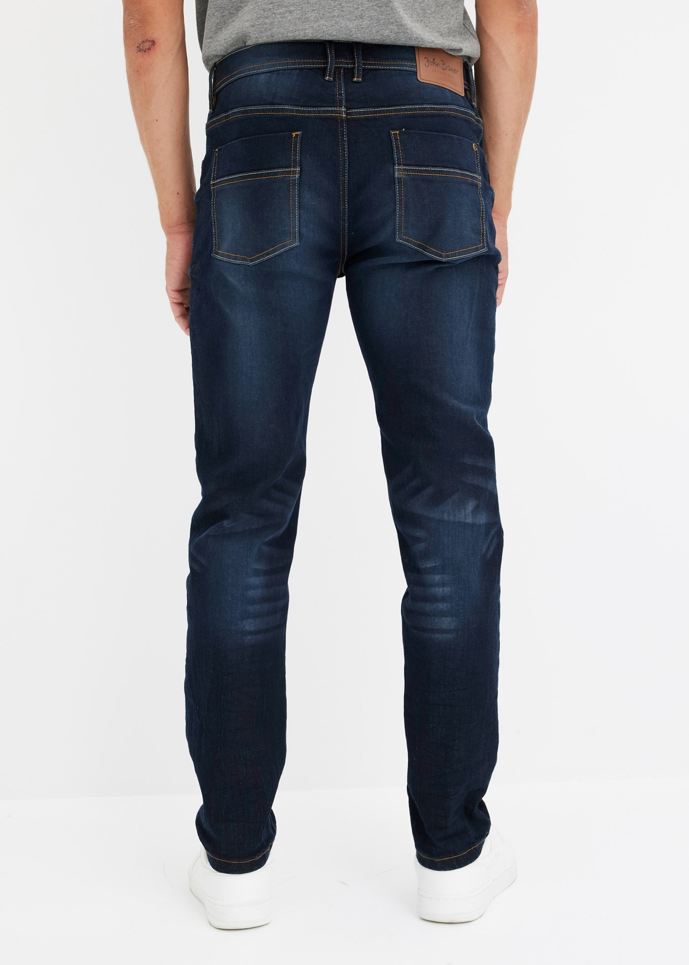 bonprix Slim-fit-Jeans "Slim Fit Stretch-Jeans, Tapered", Slim Fit Stretch- günstig online kaufen