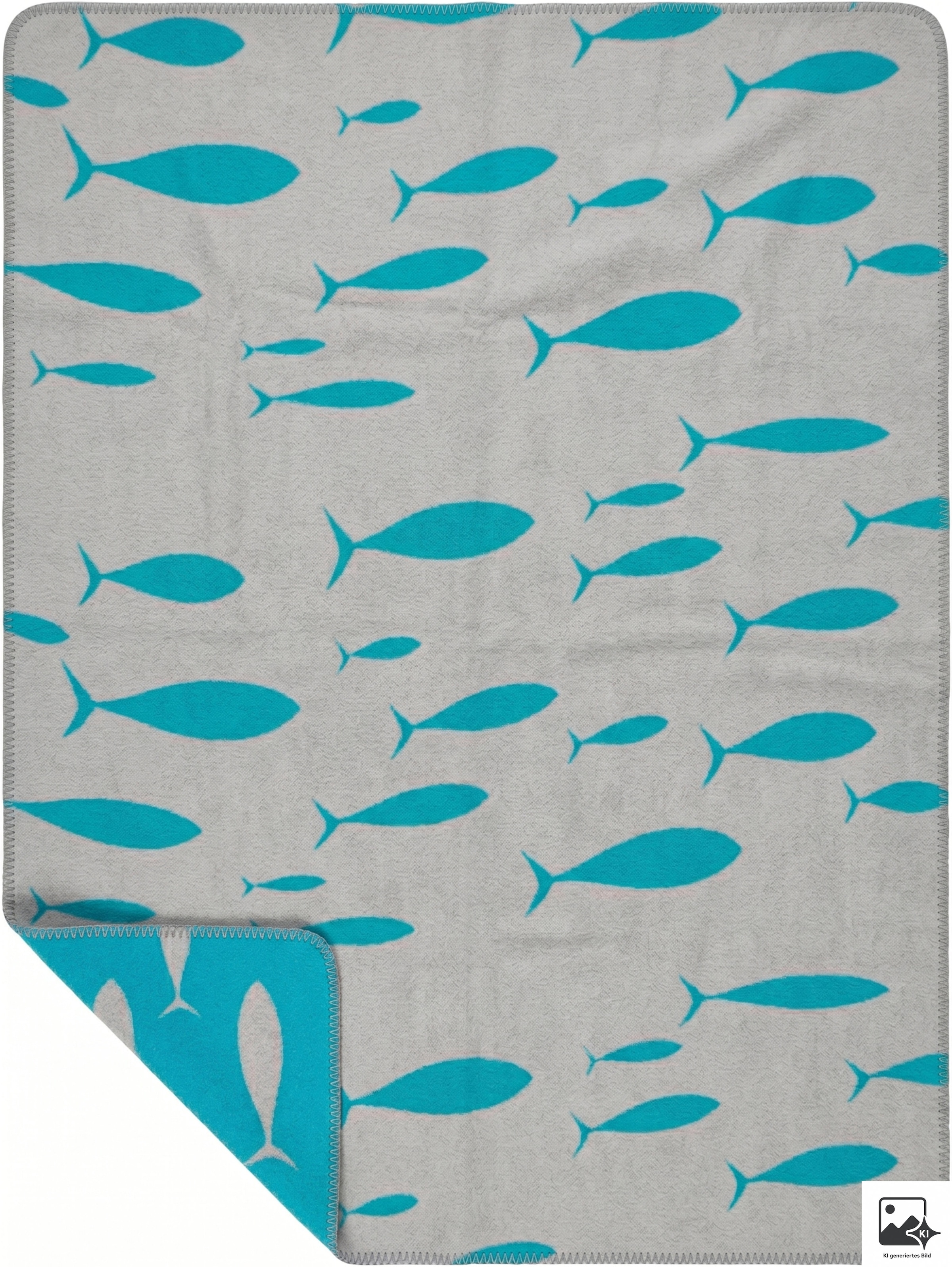 done.® Wohndecke »FISHES« Angenehm weich und warm in der Haptik
