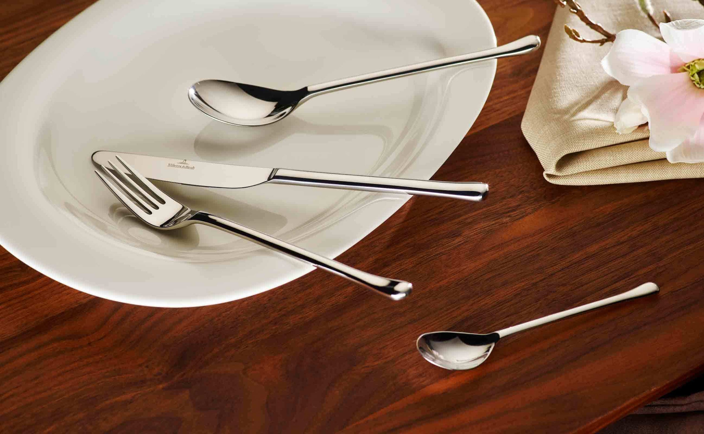 Villeroy & Boch Esslöffel »Espressolöffel Udine 10,6 cm 6er Set edelstahl« Spülmaschinenfest