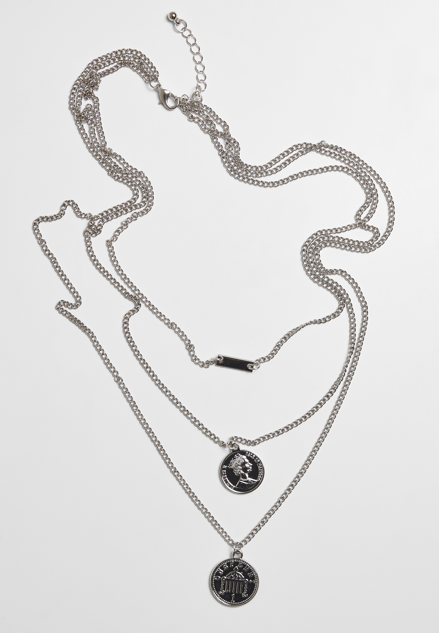 URBAN CLASSICS Edelstahlkette Amanda | BAUR kaufen »Accessoires online Layering Necklace«