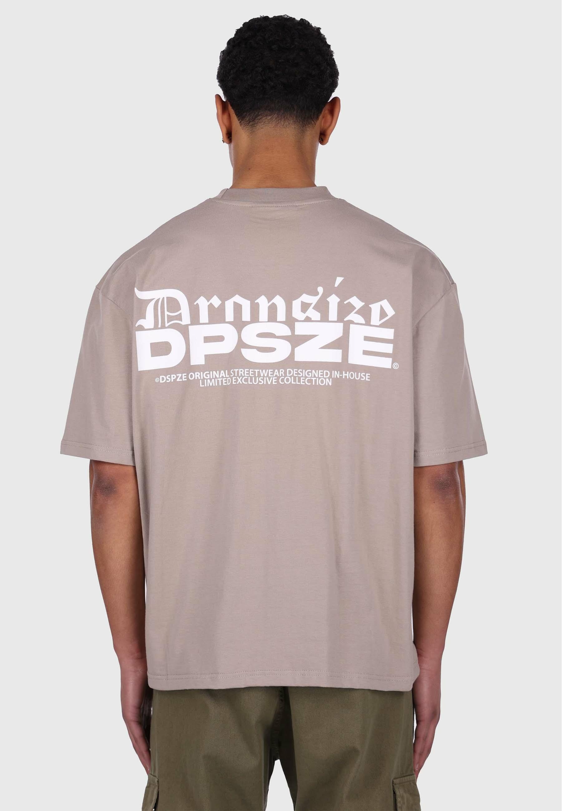 Dropsize T-Shirt »Dropsize HEAVY OVERSIZE DPSZE SPLIT FONT T-SHIRT«, (1 tlg.)