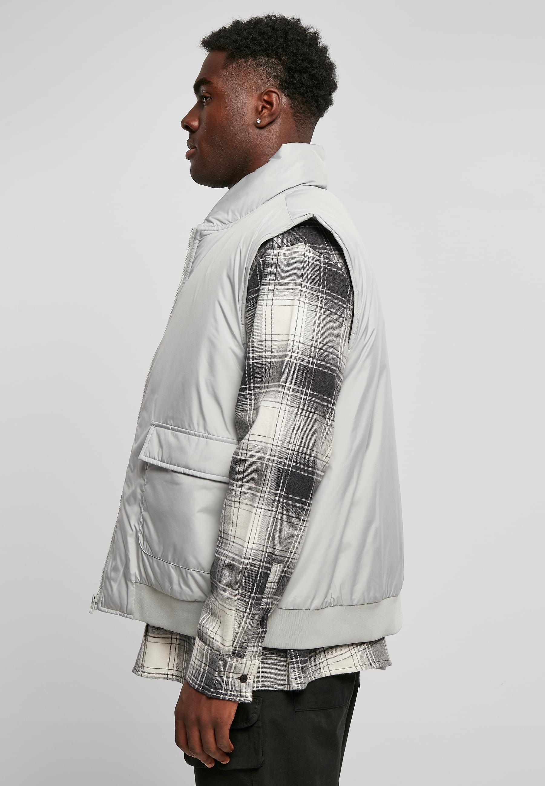 URBAN CLASSICS Jerseyweste »Urban Classics Herren Clean Puffer Vest«, (1 tlg.)
