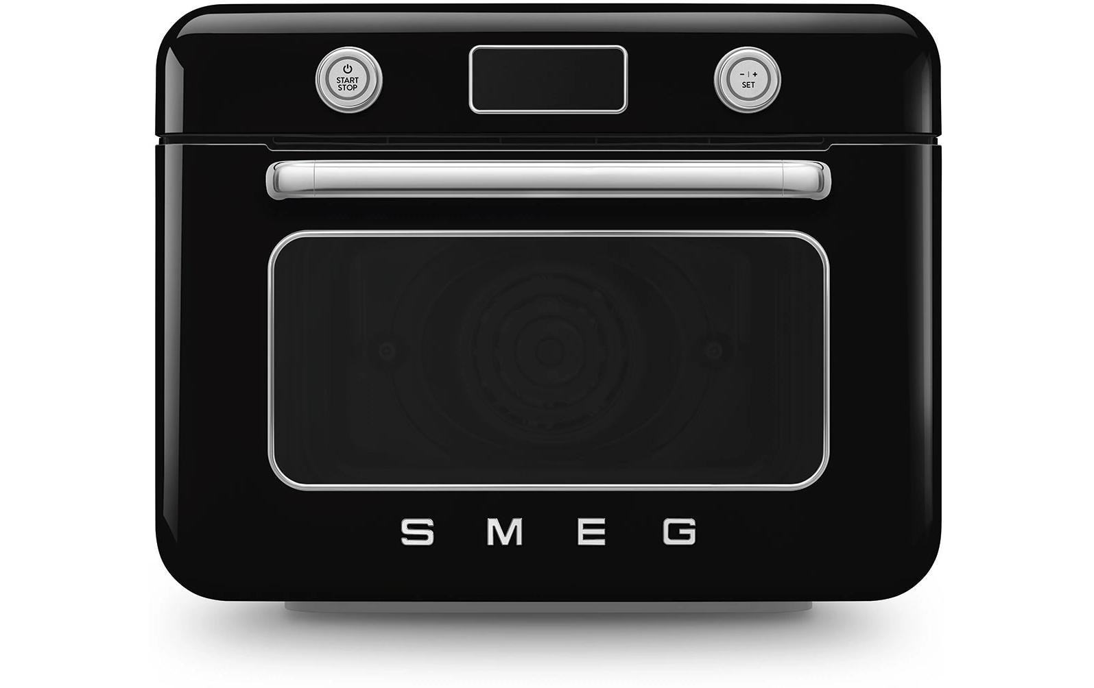 Smeg 50'S Style Kombi-Tisch-Dampfbackofen Schwarz Cof01bleu - Image 8