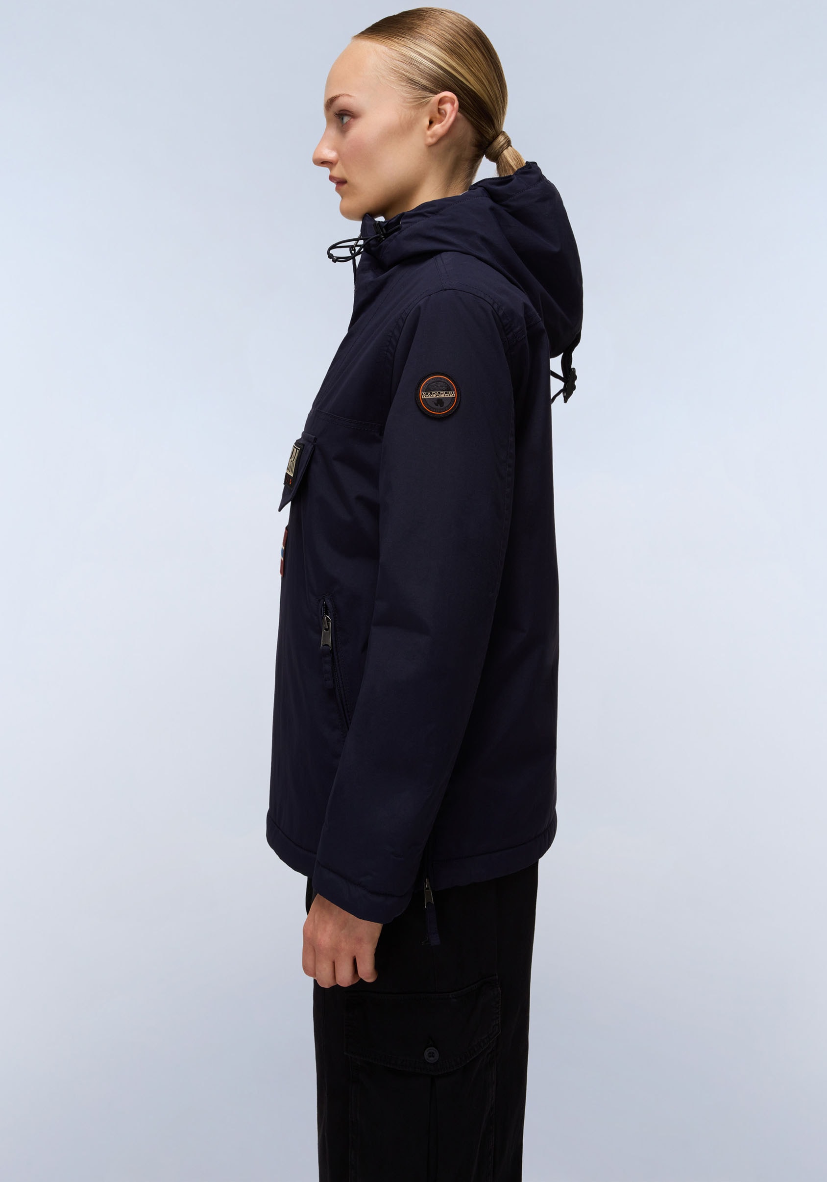Napapijri Funktionsjacke »RAINFOREST«, mit Kapuze, Regular fit mit Kapuze und Kängurutasche