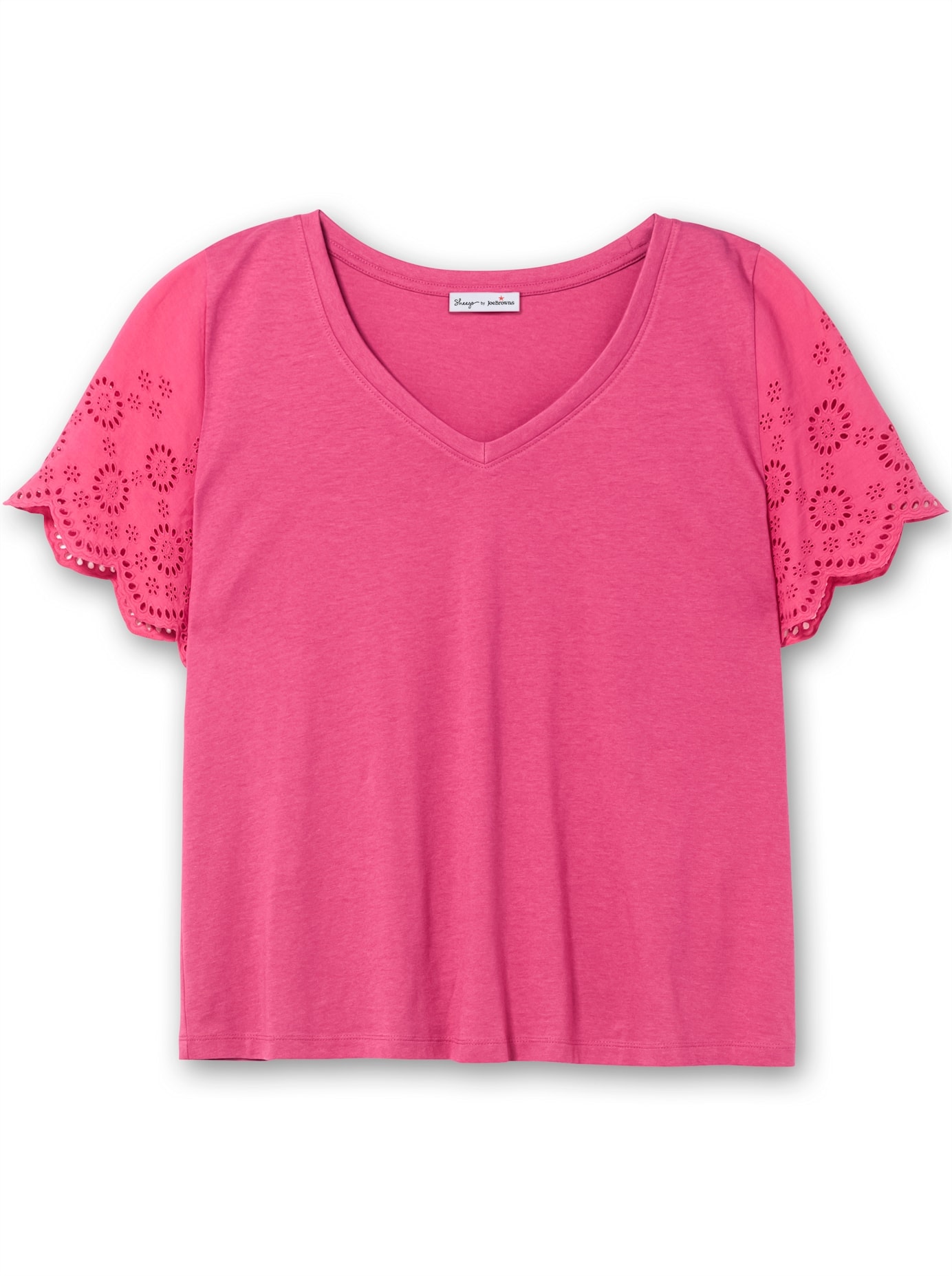sheego by Joe Browns Kurzarmshirt »Shirt«, (1 tlg.)