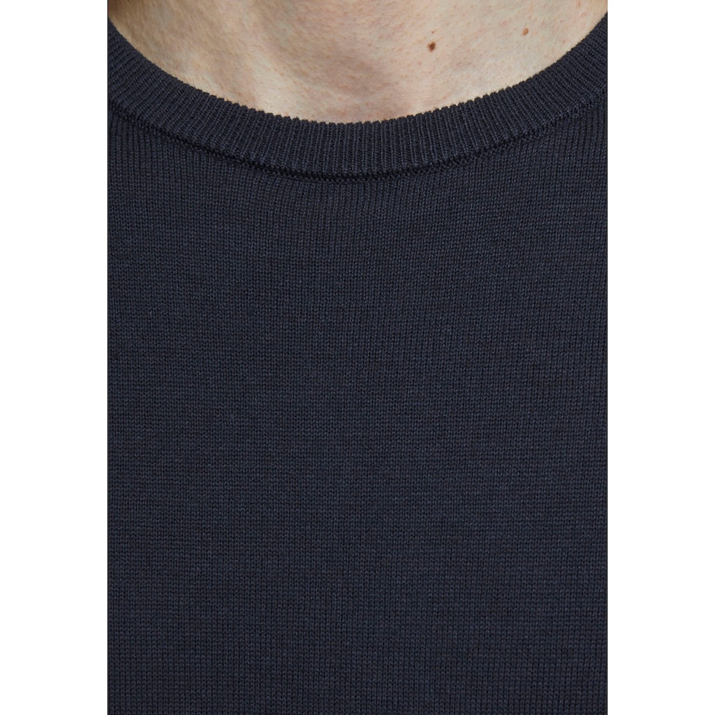 Jack & Jones Rundhalspullover »BASIC KNIT CREW NECK«