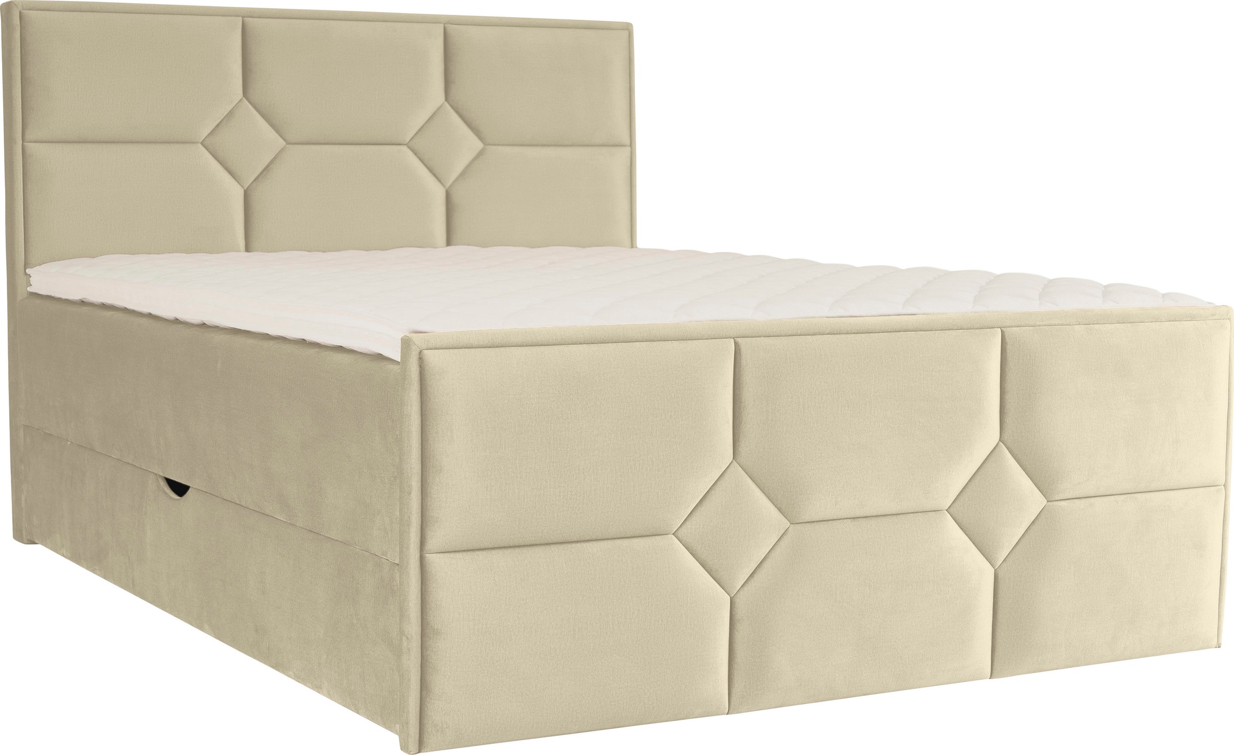 Home affaire Boxspringbett "Ambre" mit Taschen-Federkernmatratze günstig online kaufen