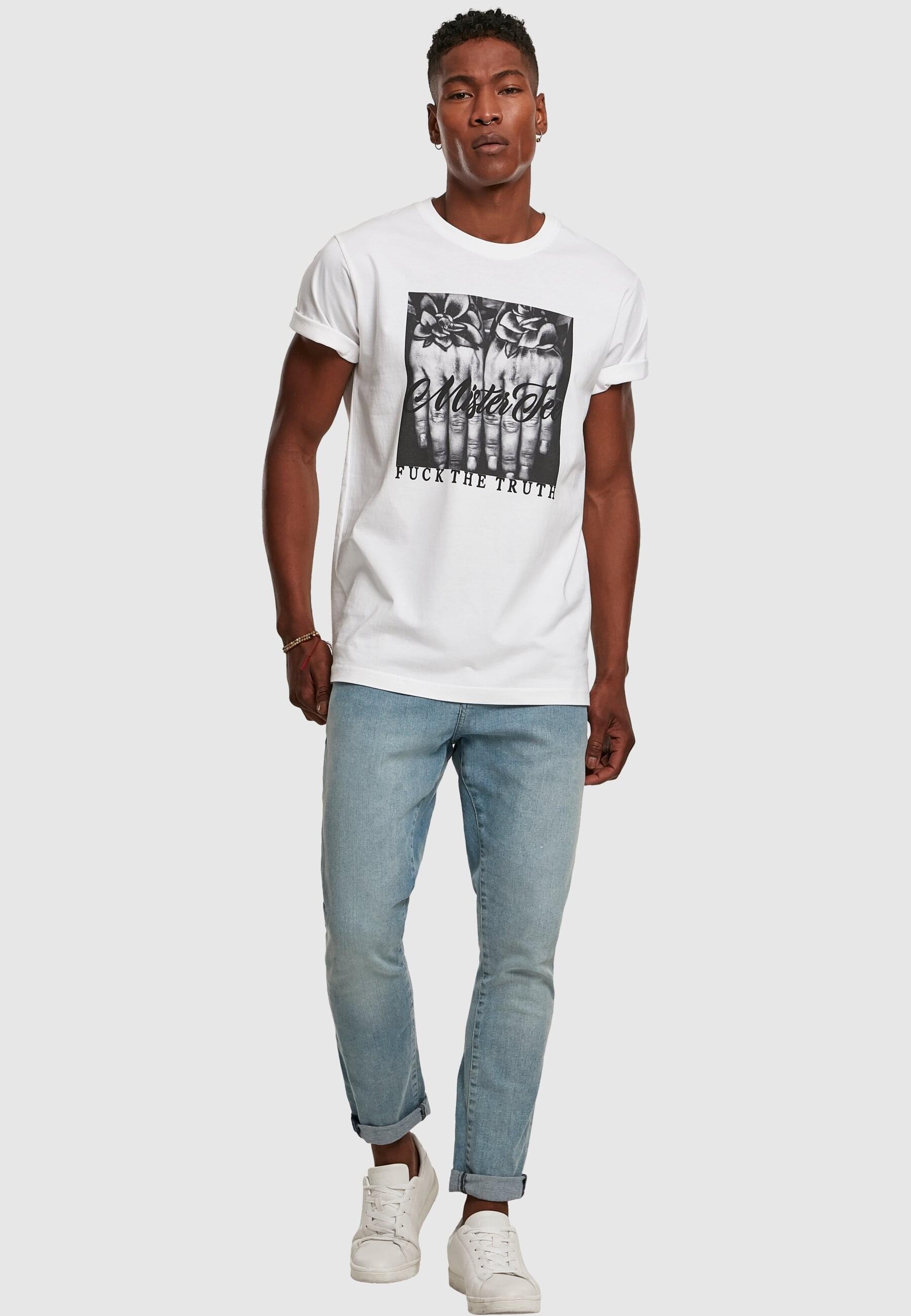 MisterTee Kurzarmshirt »MisterTee Herren Mister Tee Fuck The Truth Tee«, (1 tlg.)