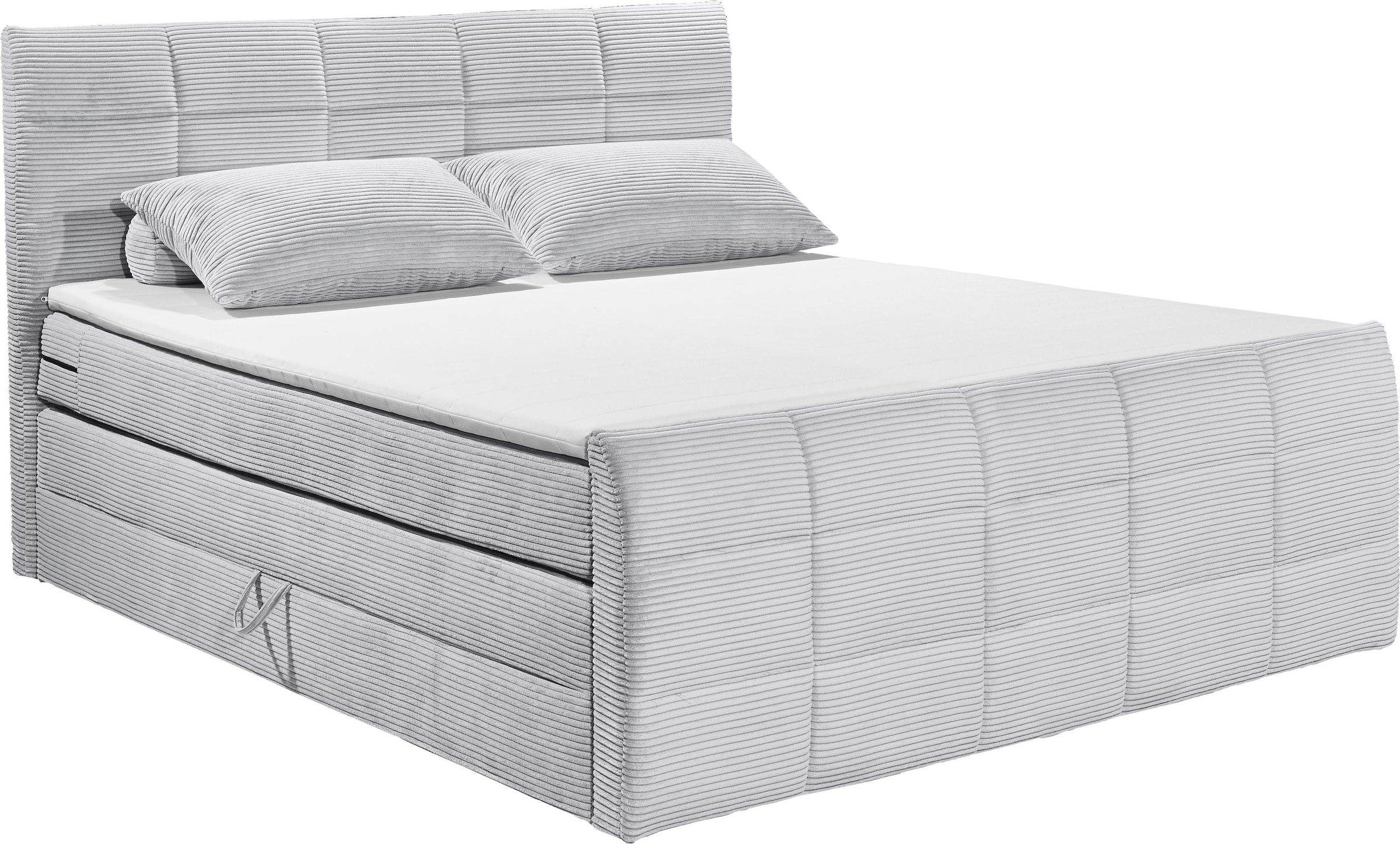 ED EXCITING DESIGN Boxspringbett »Bolivia«, harte Seite mit Kokosmatte, weiche Seite mit Filzabdeckung