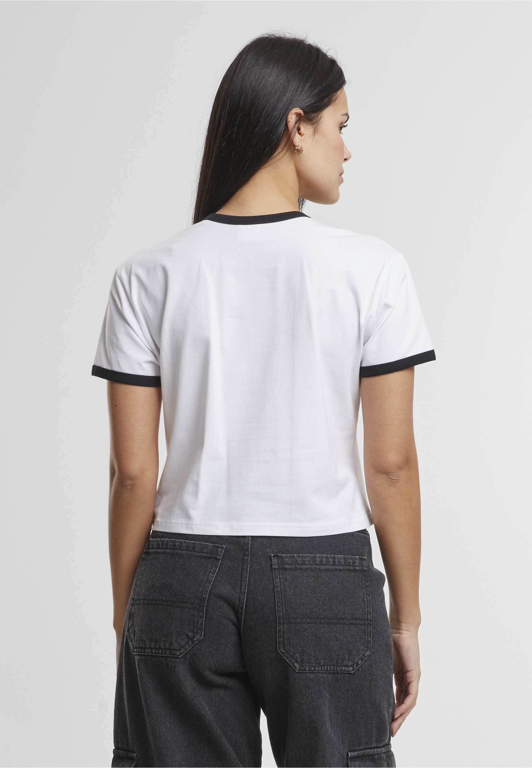URBAN CLASSICS T-Shirt »Urban Classics Ladies Contrast Retro T-Shirt« 1 Stk.